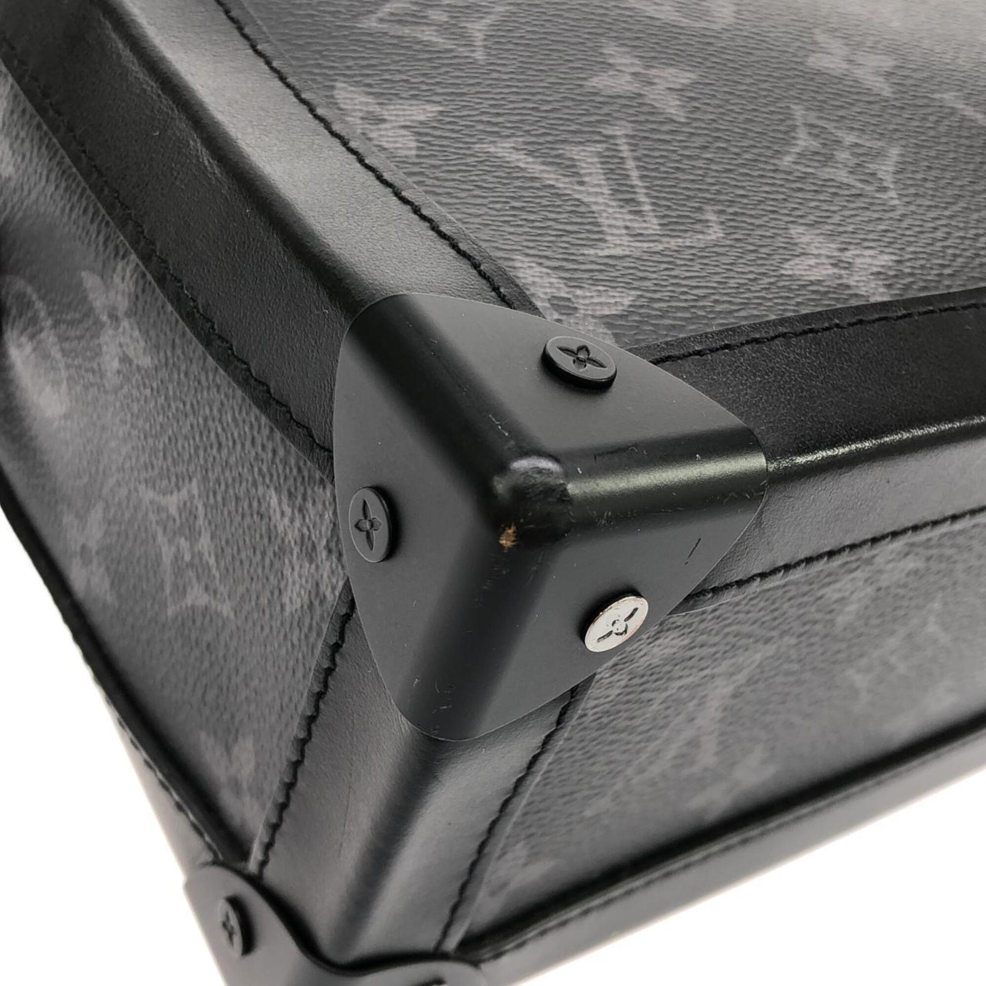 Louis Vuitton Black Coated Canvas Shoulder Bag (Pre-Owned)