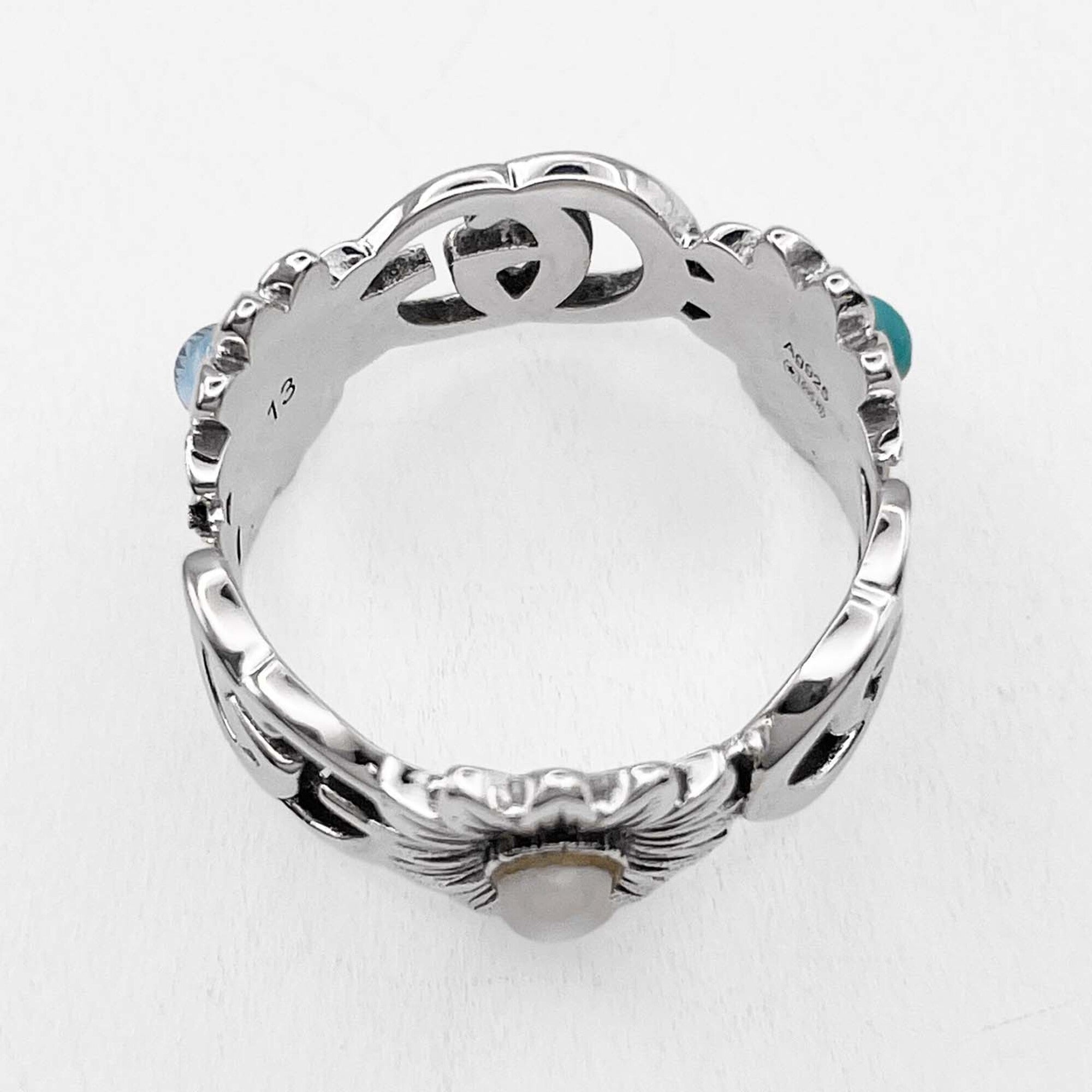 Gucci Silver Silver 925 Band Ring (Pre-Owned)