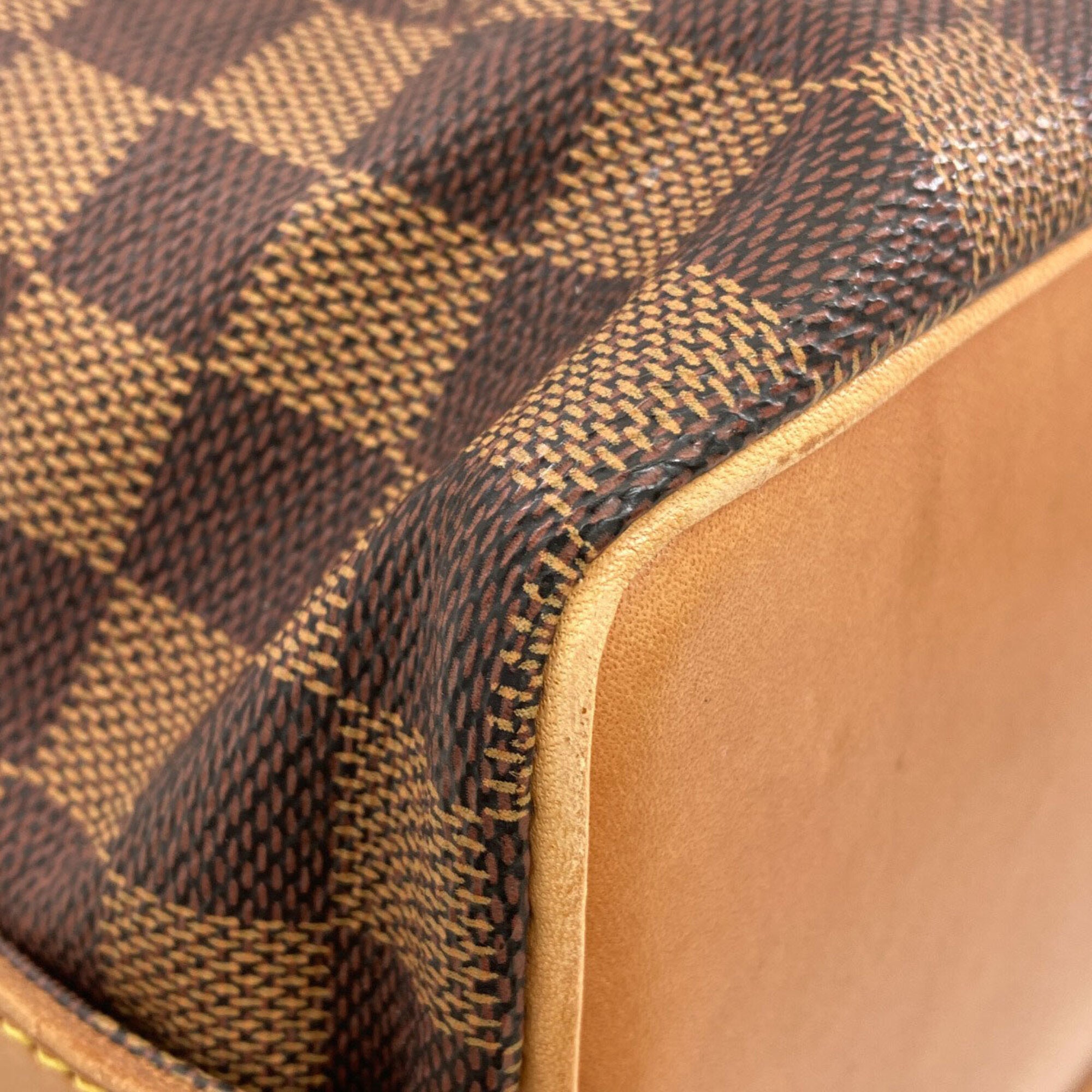 Louis Vuitton Damier Canvas Ebene Damier Canvas Tote Bag (Pre-Owned)