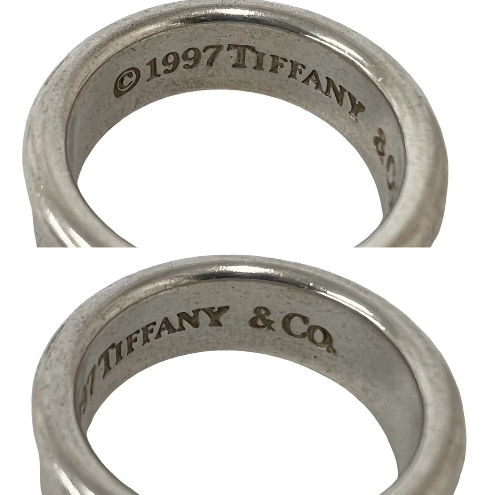 Tiffany Silver Silver 925 Band Ring (Pre-Owned)