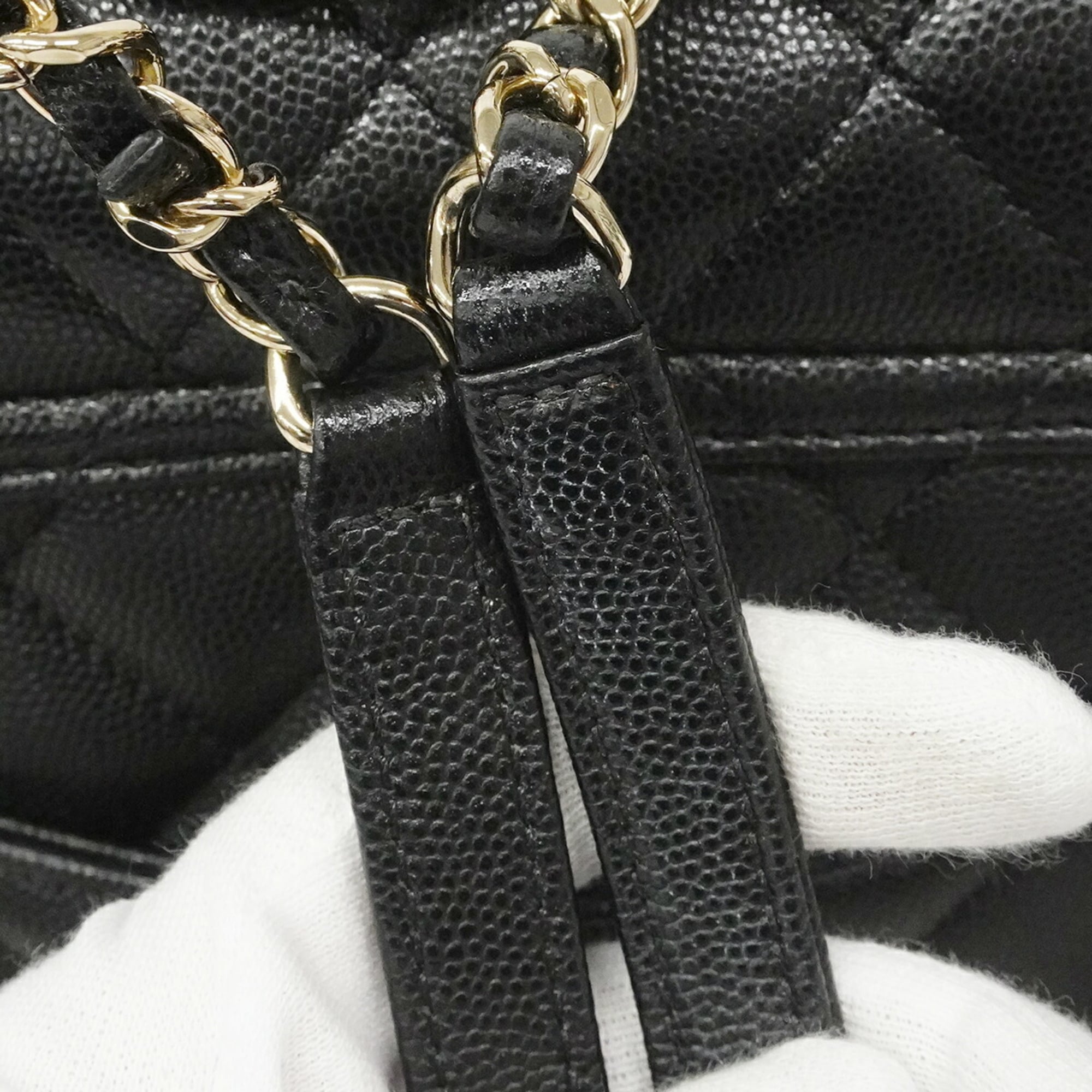 Chanel Black Grained Calfskin Backpack (Pre-Owned)