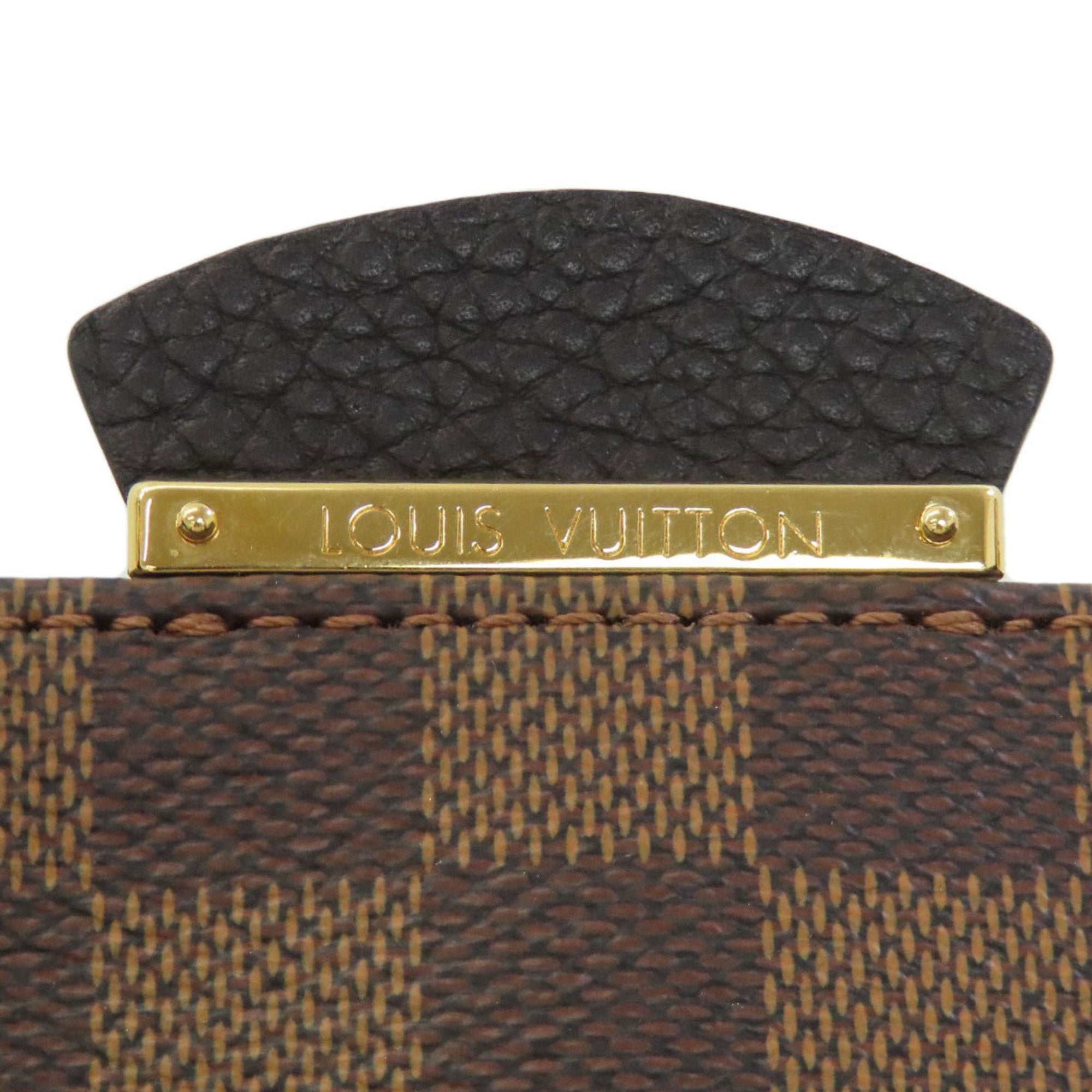 Louis Vuitton Damier Canvas Ebene Damier Canvas Handbag (Pre-Owned)