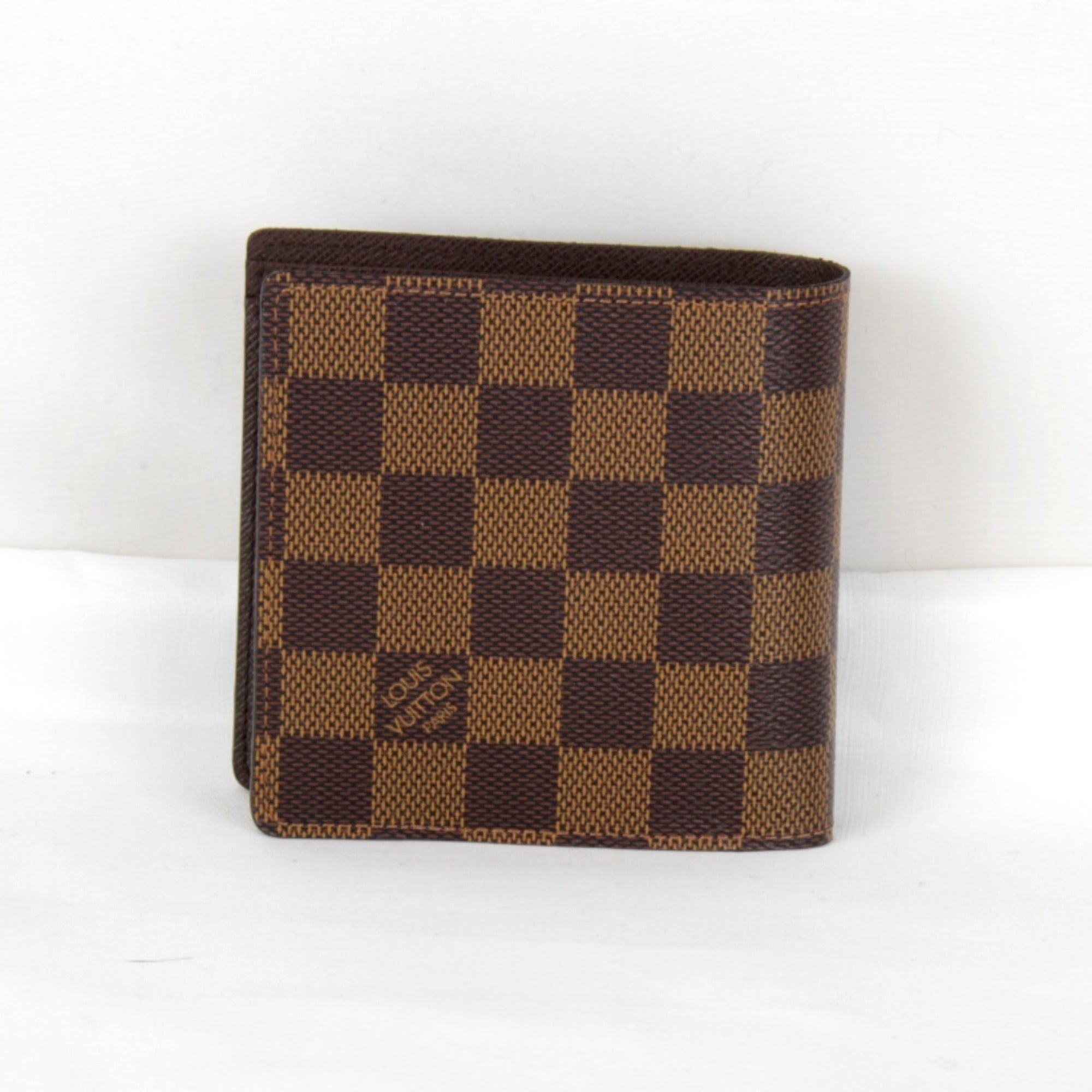 Louis Vuitton Damier Brown Damier Canvas Wallet (Bi-Fold) (Pre-Owned)