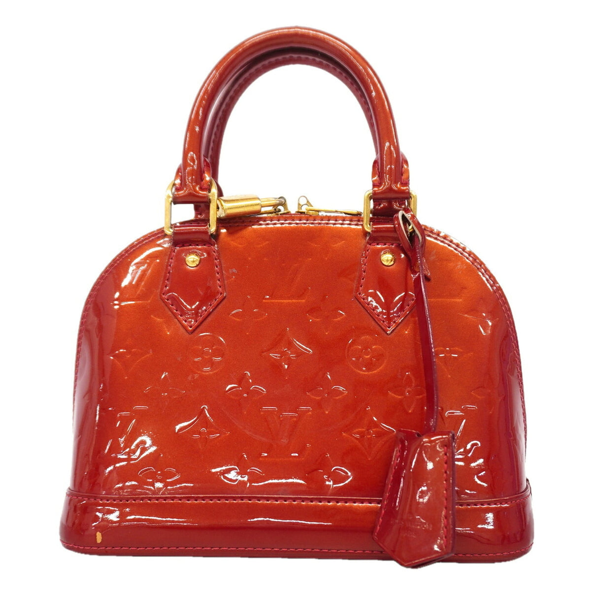 Louis Vuitton Rouge Grenadine Handbag (Pre-Owned)