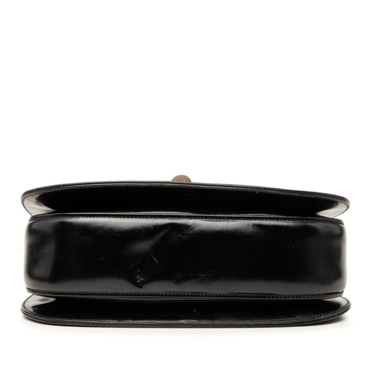 Gucci Black Leather Handbag Shoulder Bag (Pre-Owned)