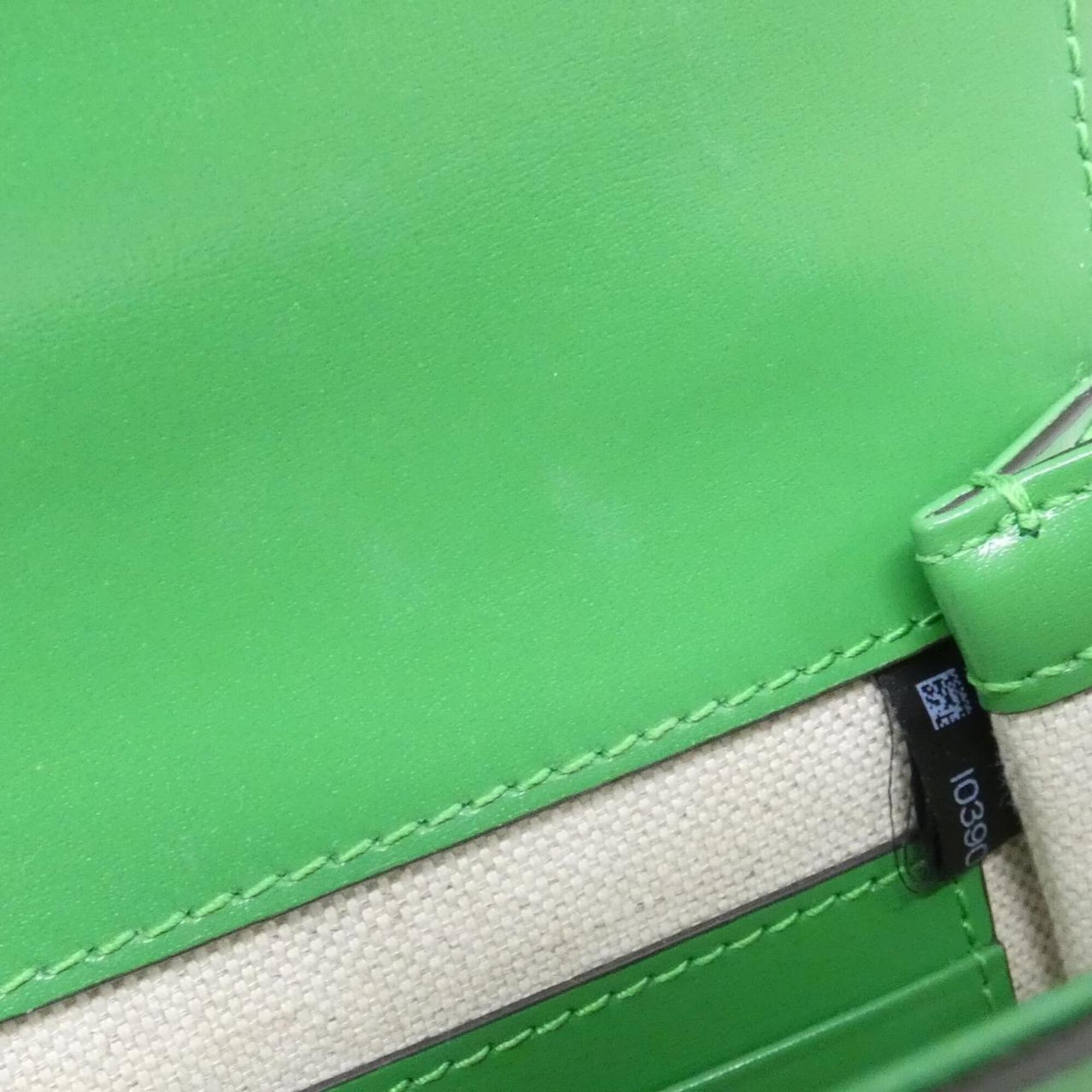 Gucci Green Leather Handbag (Pre-Owned)