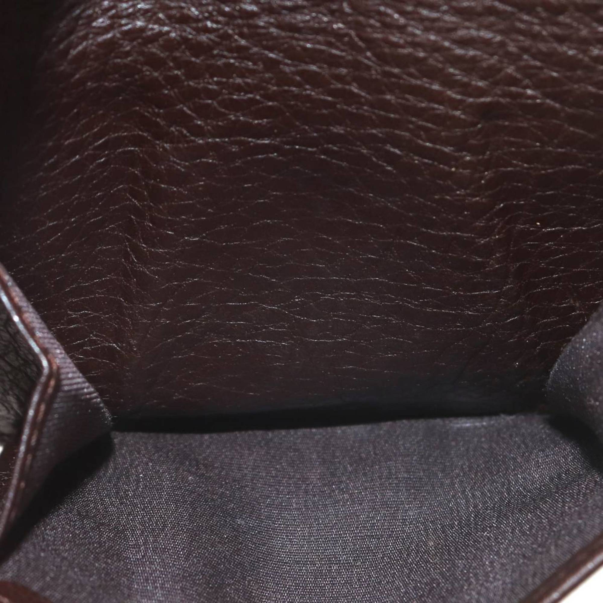 Bvlgari Logomania Brown Wallet (Bi-Fold) (Pre-Owned)