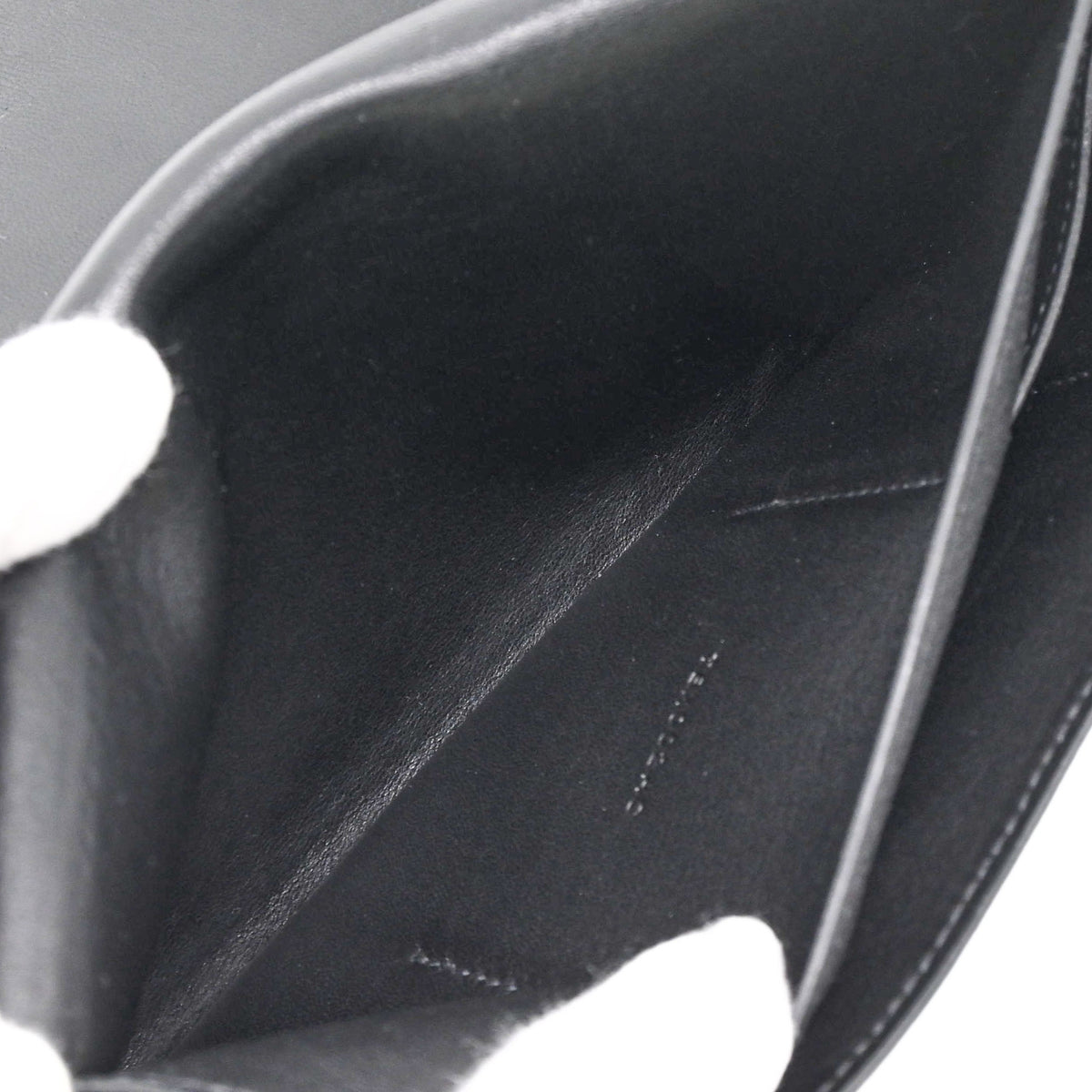 Hermes Black Evercalf Leather Wallet (Bi-Fold) (Pre-Owned)