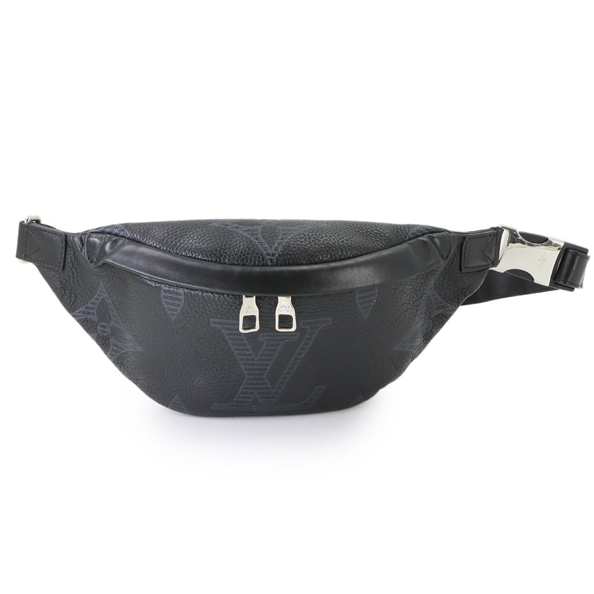 Louis Vuitton Noir Monogram Shadow Fanny Pack Sling Bag (Pre-Owned)