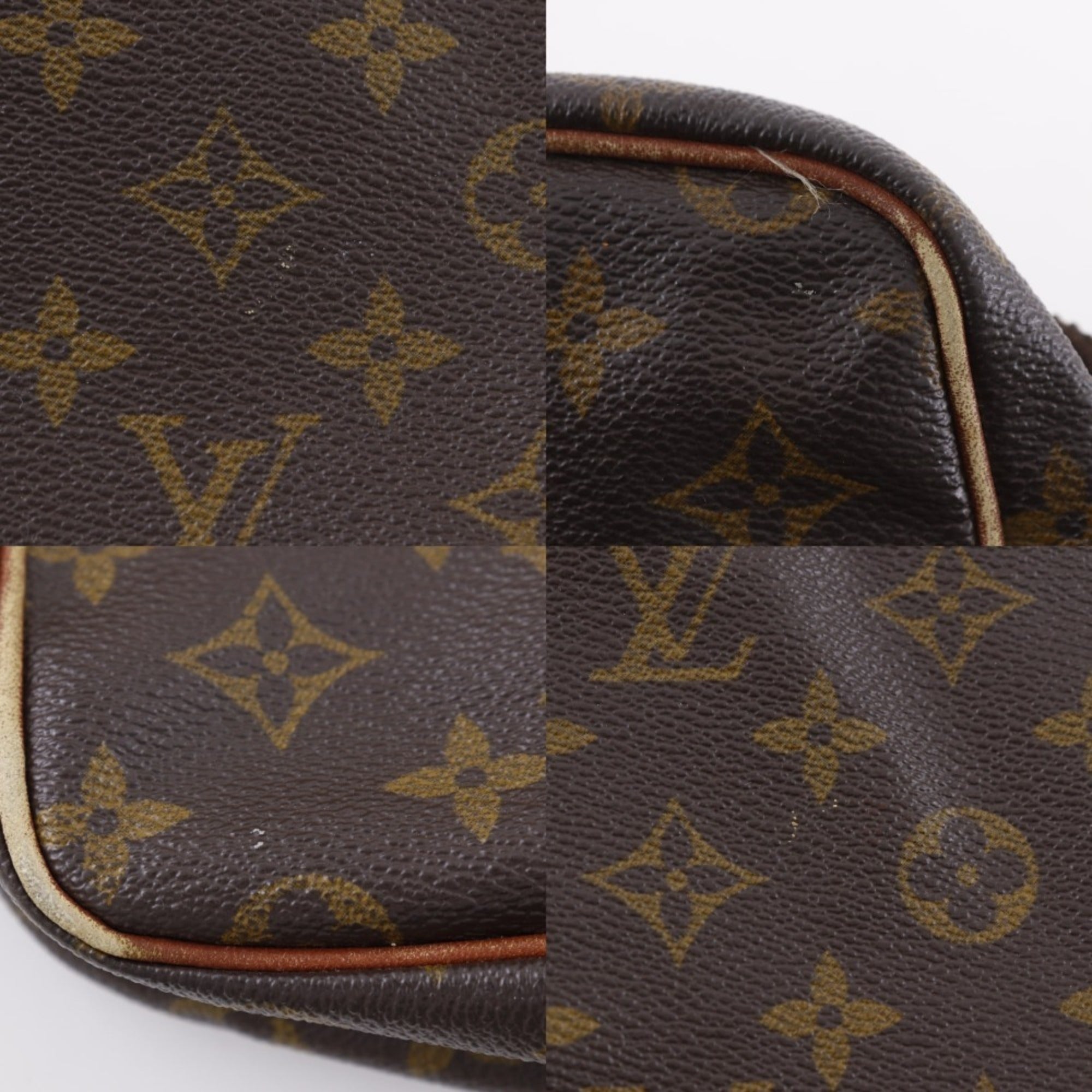 Louis Vuitton Brown Monogram Canvas Shoulder Bag (Pre-Owned)