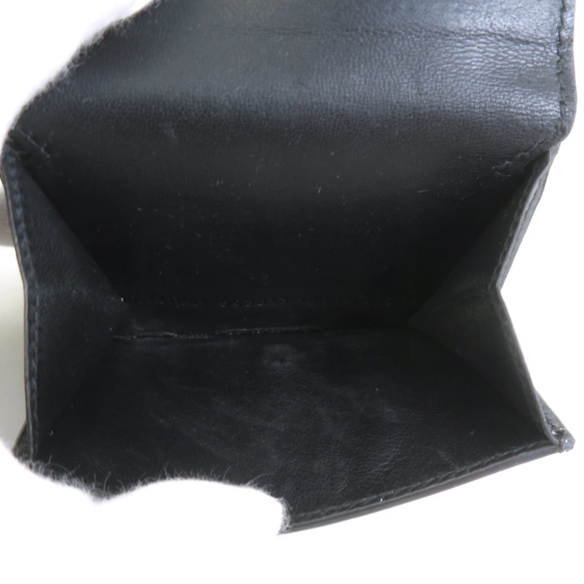 Balenciaga Black Leather Wallet (Tri-Fold) (Pre-Owned)