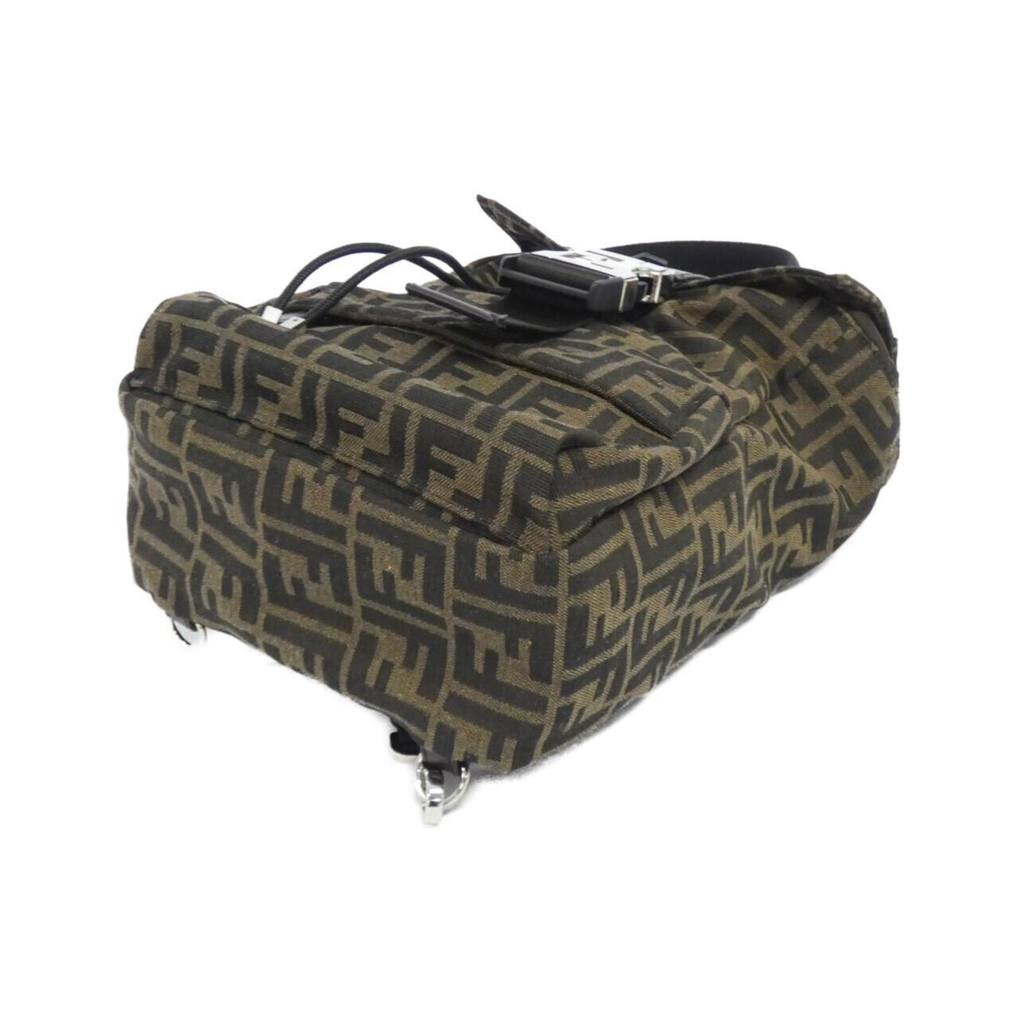 Fendi Polyurethane Polyester Cotton Leather Backpack (Pre-Owned)