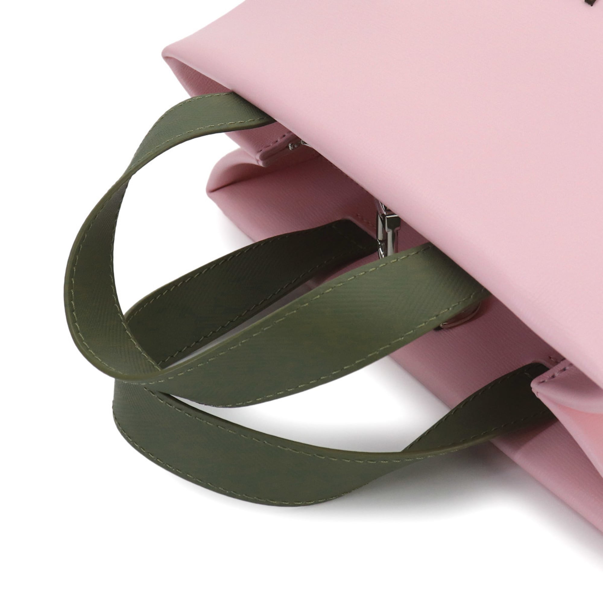 Louis Vuitton Pink Leather Handbag Tote Bag (Pre-Owned)