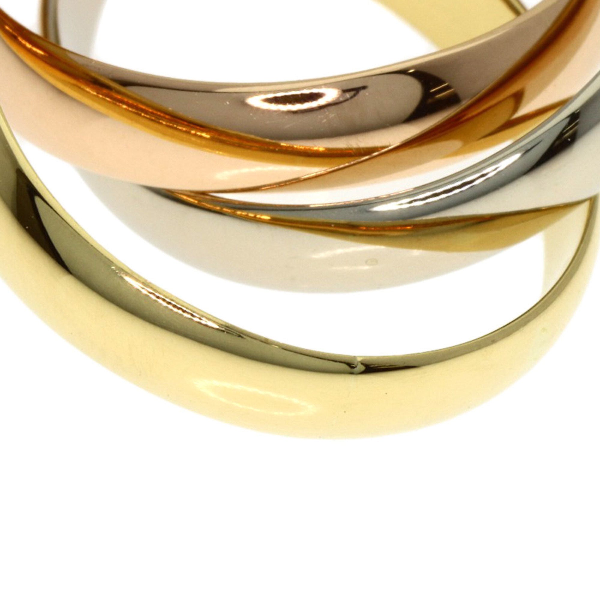 Cartier Trinity Yellow Gold (18K) Pink Gold (18K) White Gold (18K) Band Ring (Pre-Owned)