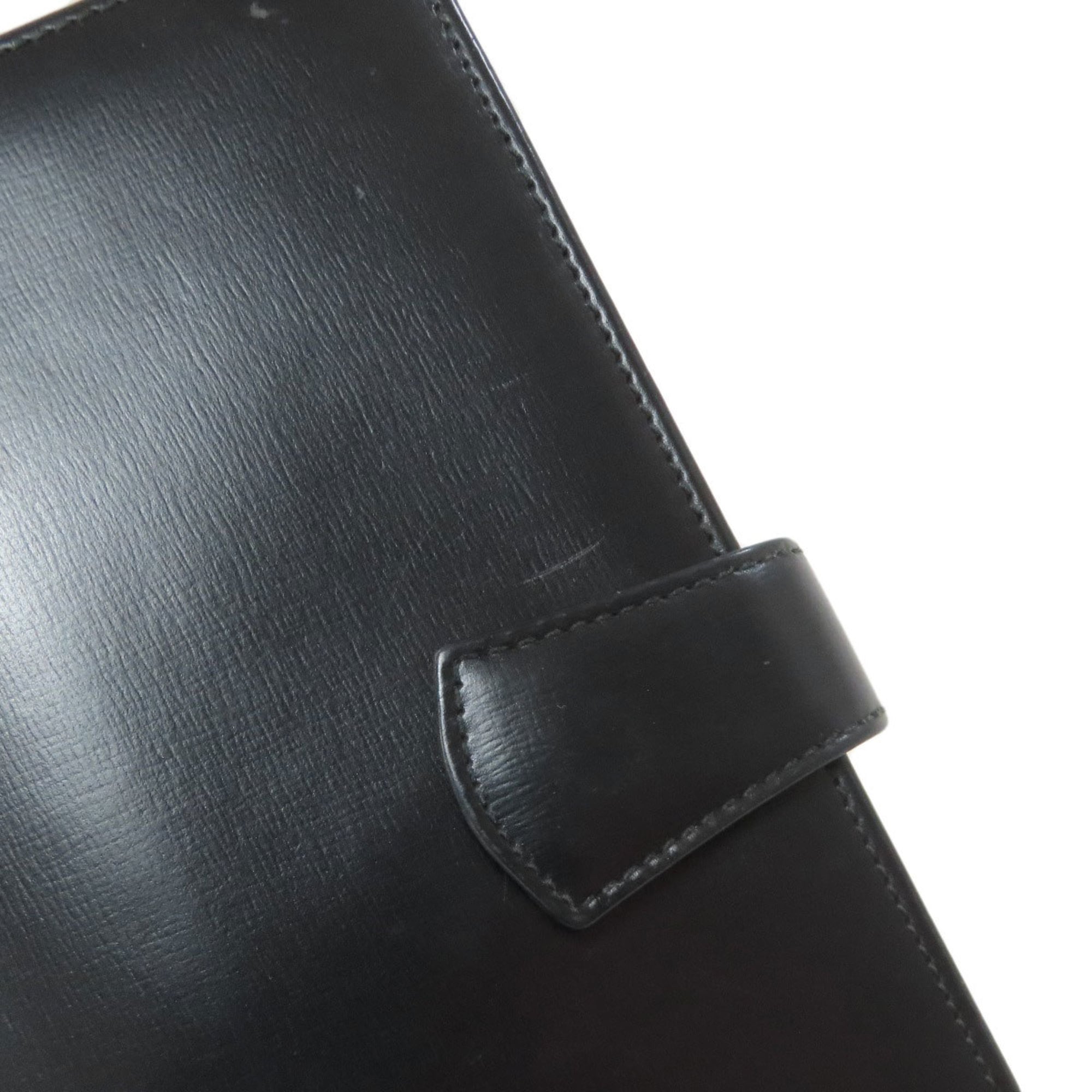 Loewe Black Leather Long Wallet (Bi-Fold) (Pre-Owned)