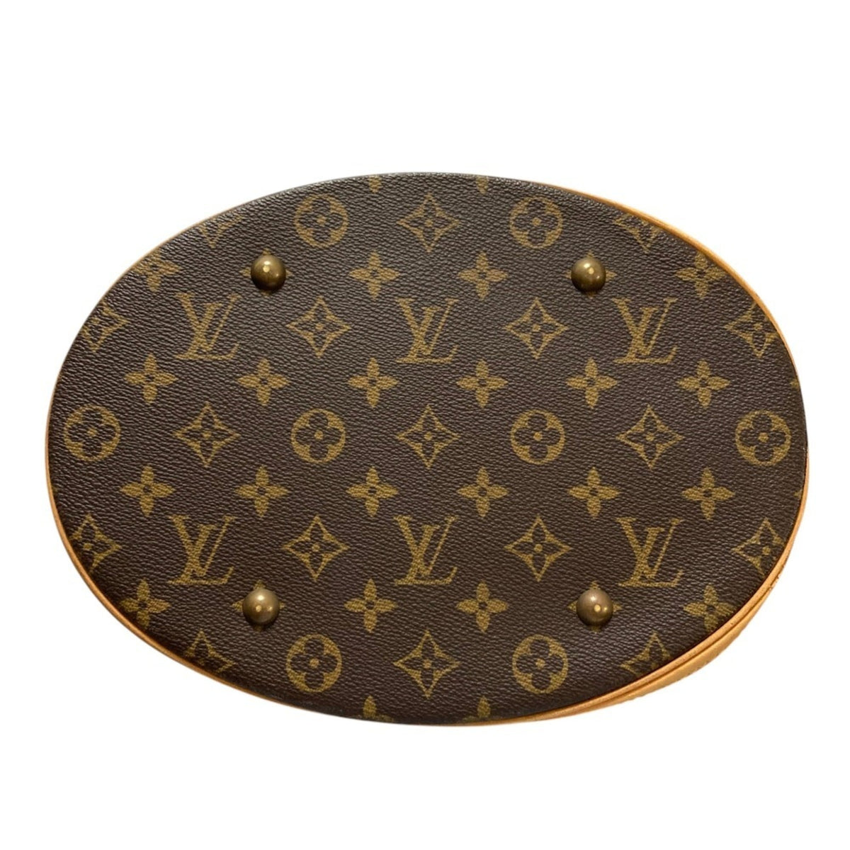 Louis Vuitton Monogram Beige Brown Monogram Tote Bag (Pre-Owned)