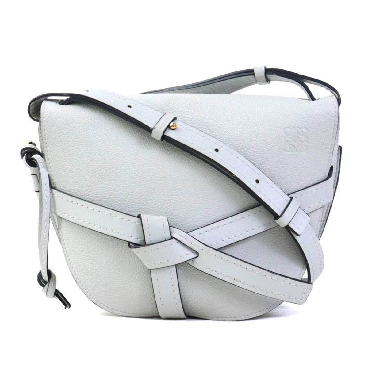 Loewe Light Blue Leather Shoulder Bag (Pre-Owned)