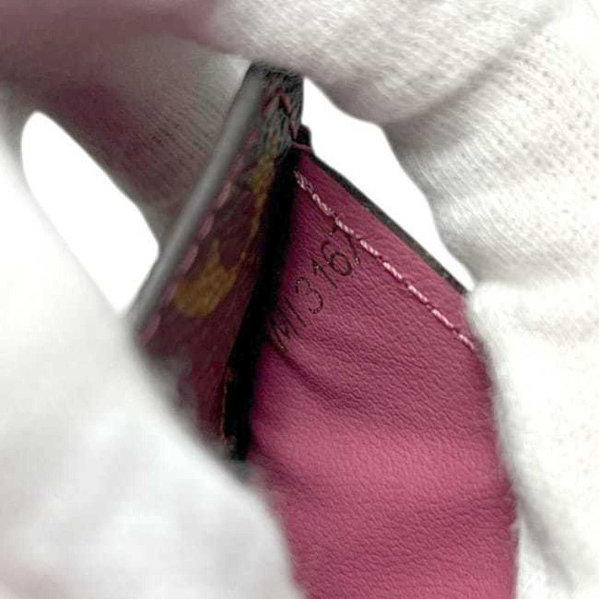 Louis Vuitton Brown Monogram Pink Monogram Long Wallet (Bi-Fold) (Pre-Owned)