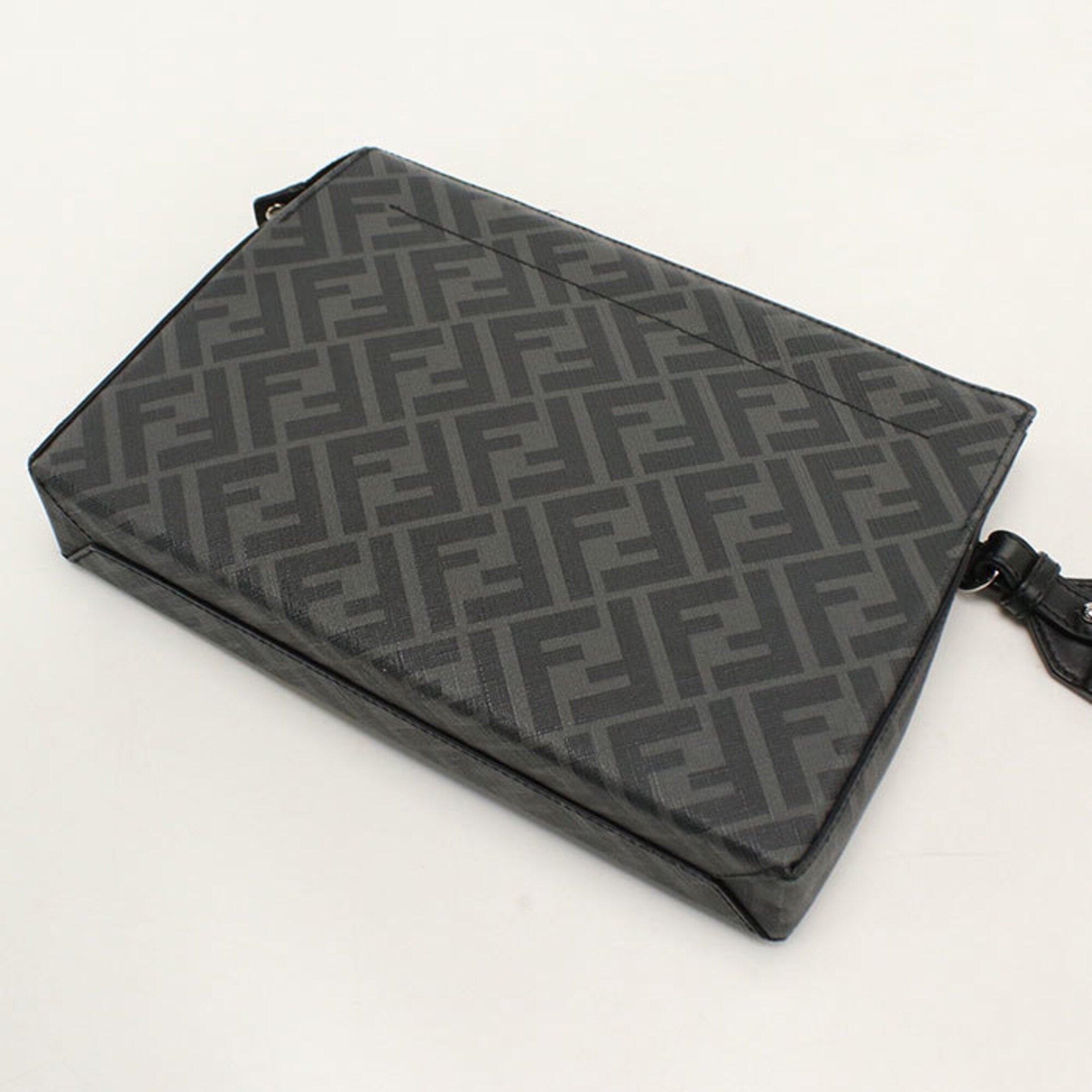 Fendi Black Pvc Clutch Bag (Pre-Owned)