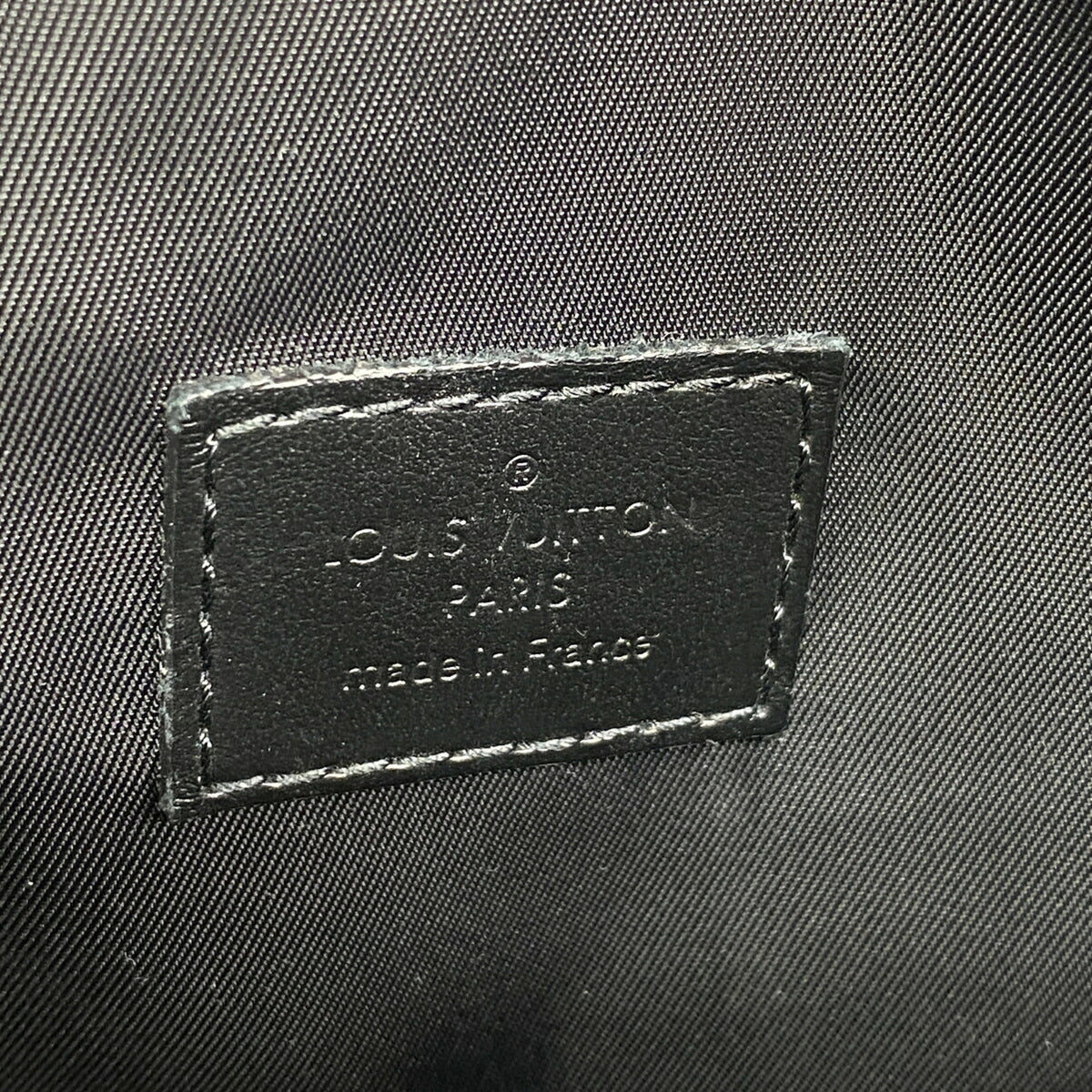 Louis Vuitton Black Khaki Shoulder Bag (Pre-Owned)