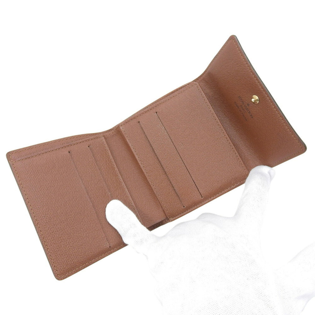 Louis Vuitton Brown Monogram Pvc Wallet (Tri-Fold) (Pre-Owned)