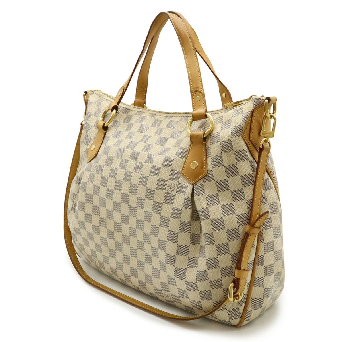 Louis Vuitton Damier Azur Ivory Damier Azur Handbag Shoulder Bag Tote Bag (Pre-Owned)