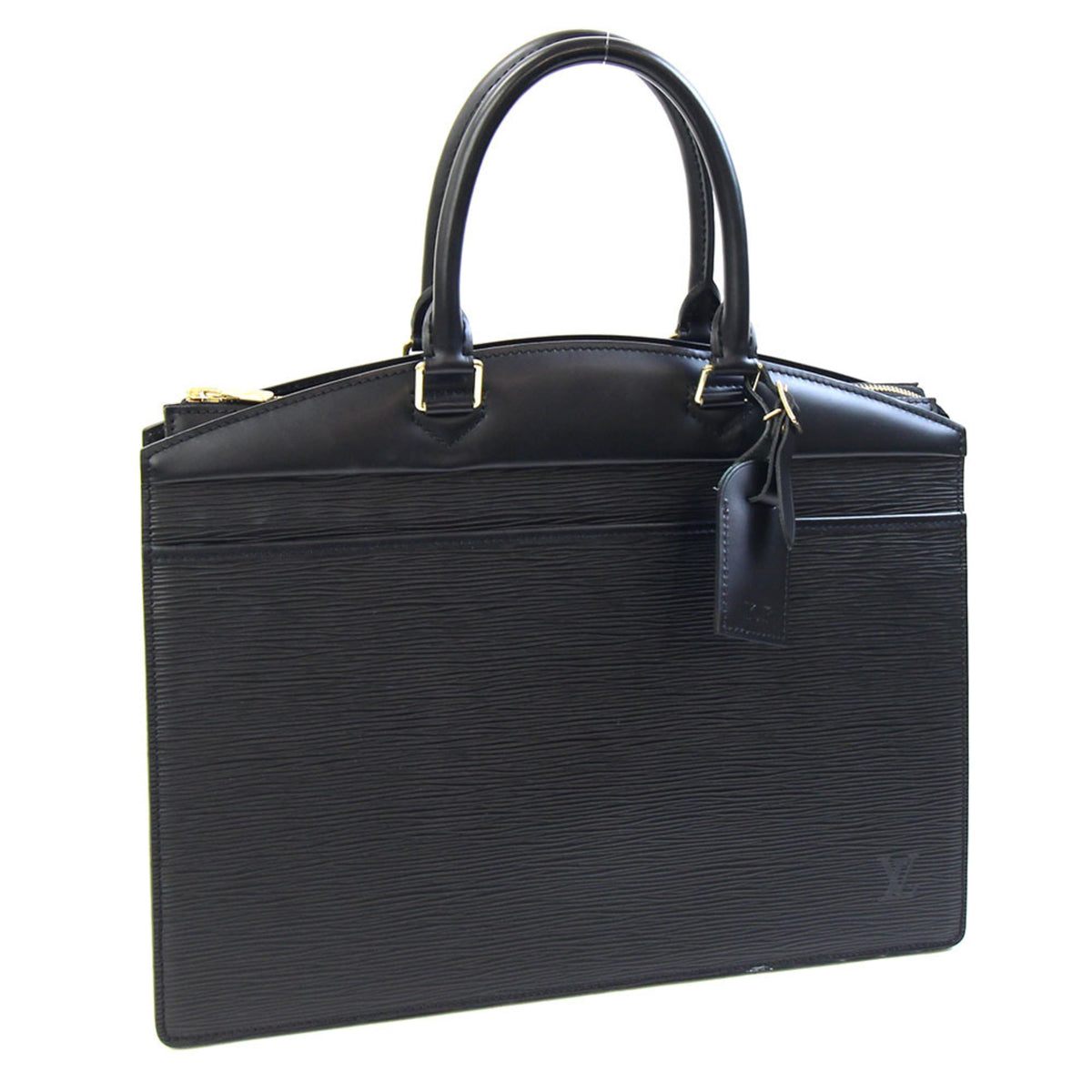 Louis Vuitton Epi Black Noir Epi Leather Handbag (Pre-Owned)