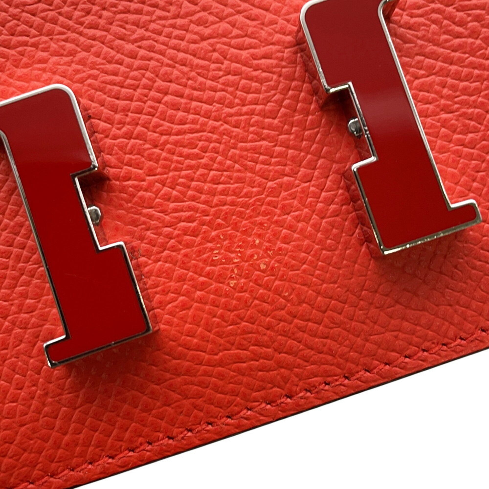 Hermes Capucine Epsom Leather Coin Purse/Coin Case (Pre-Owned)