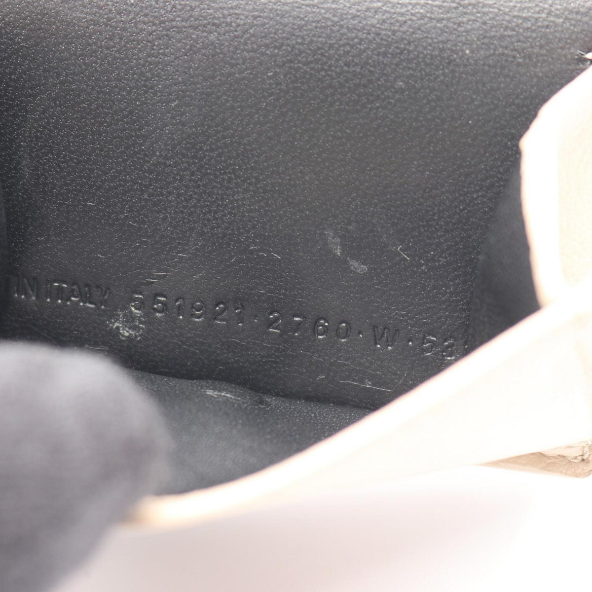 Balenciaga Beige Leather Wallet (Tri-Fold) (Pre-Owned)