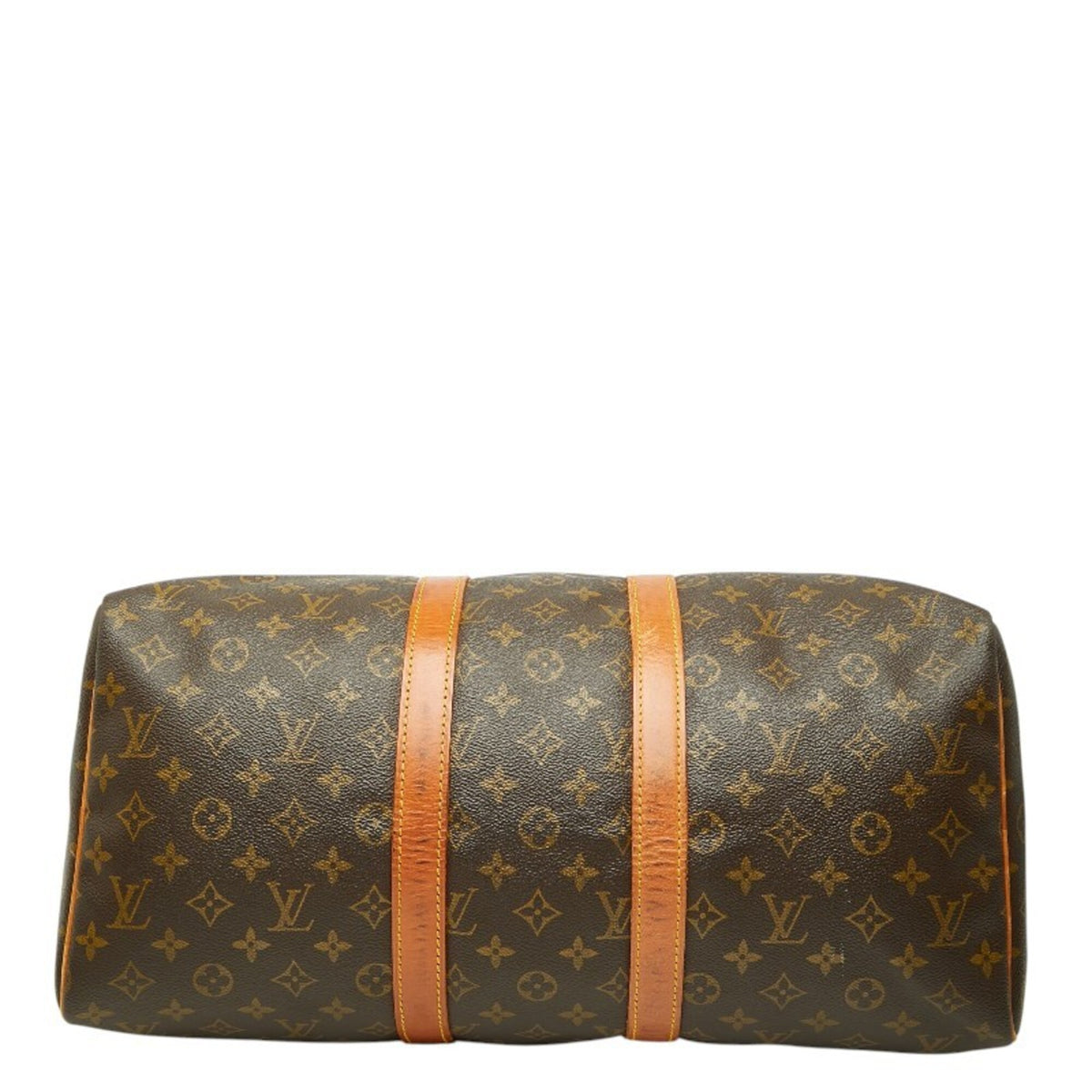 Louis Vuitton Brown Pvc Leather Boston Bag Handbag (Pre-Owned)