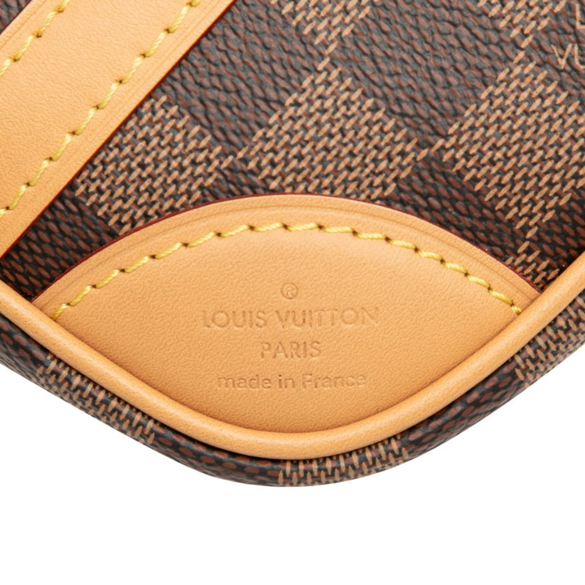 Louis Vuitton Damier Beige Brown Pvc Leather Handbag Shoulder Bag (Pre-Owned)