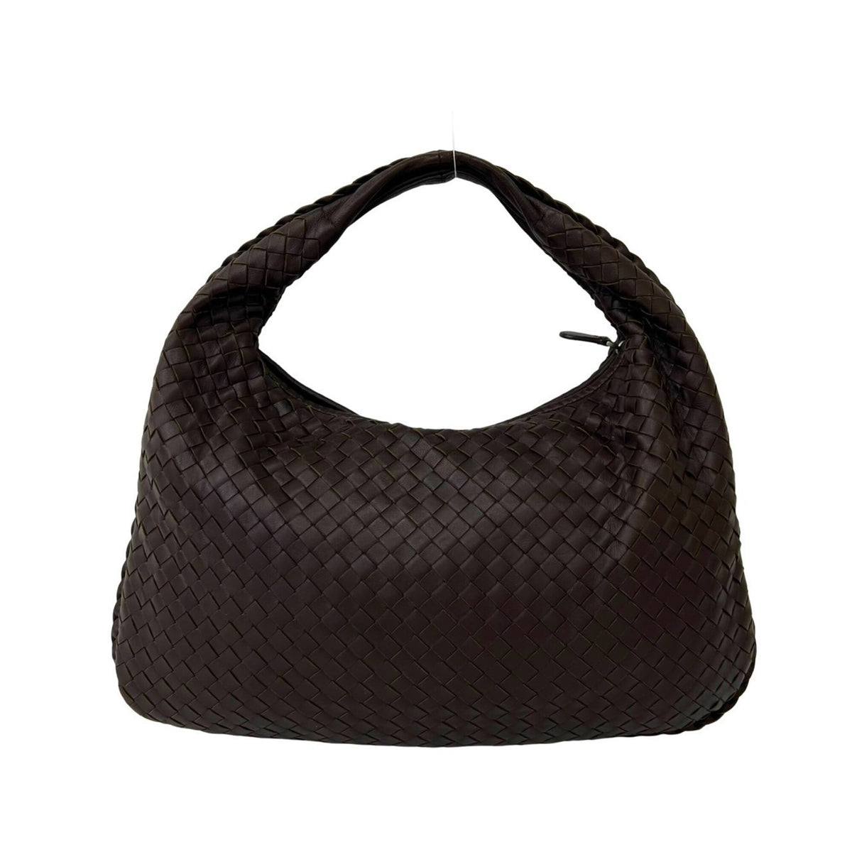 Bottega Veneta Brown Leather Handbag Shoulder Bag (Pre-Owned)