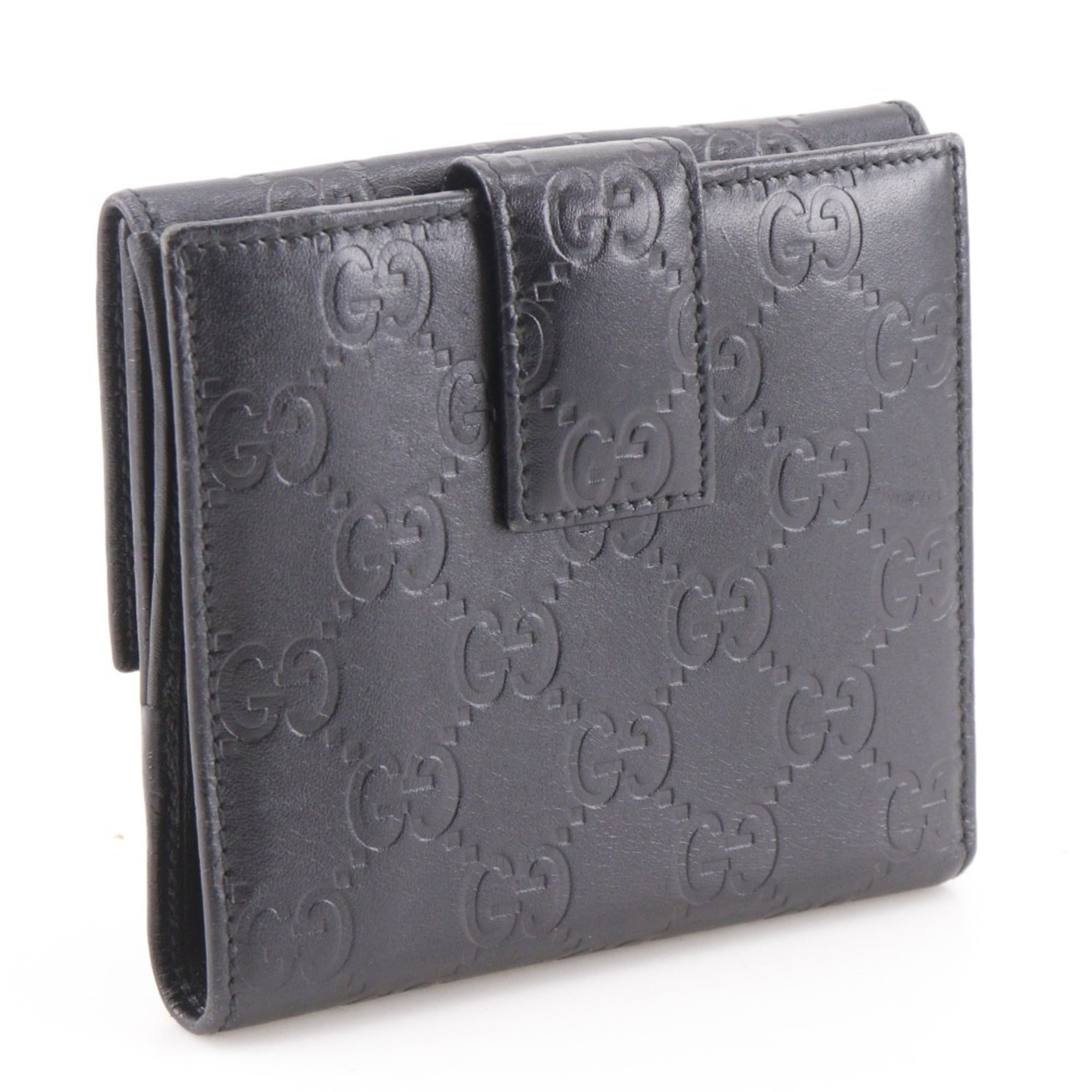 Gucci Black Leather Wallet (Bi-Fold) (Pre-Owned)
