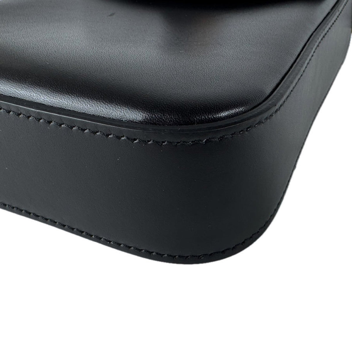 Gucci Black Leather Handbag Shoulder Bag (Pre-Owned)