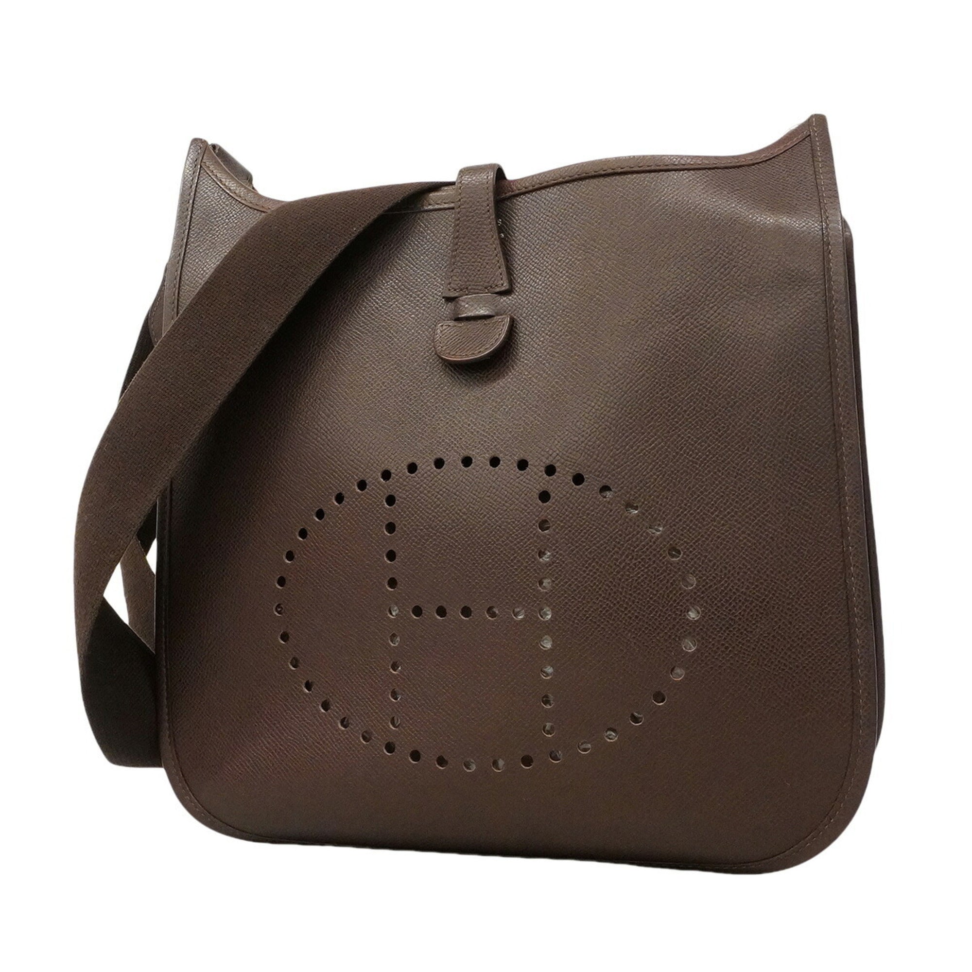 Hermes Havane Epsom Leather Leather Shoulder Bag (Pre-Owned)