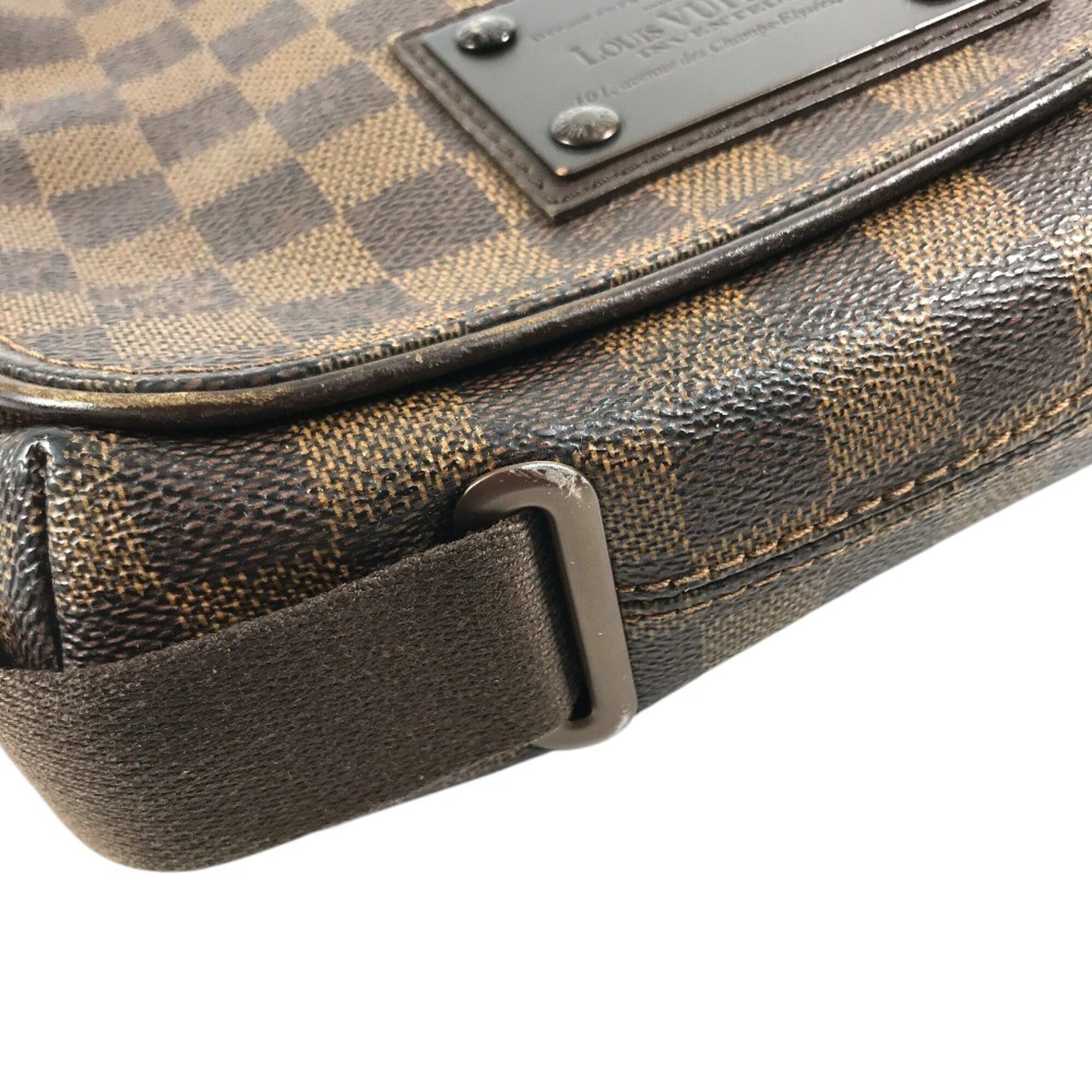 Louis Vuitton Damier Brown Ebene Damier Canvas Shoulder Bag (Pre-Owned)