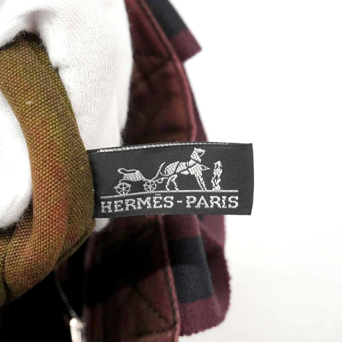 Hermes Black Canvas Tote Bag (Pre-Owned)