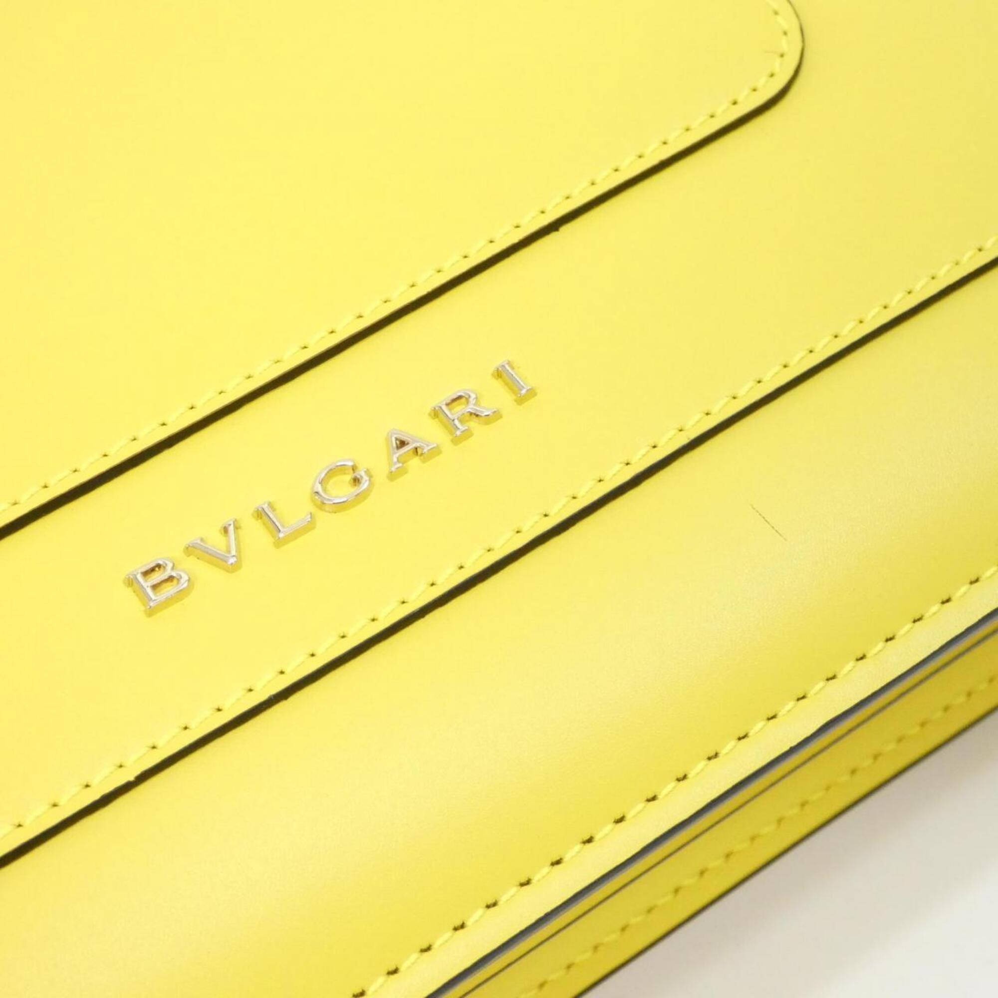 Bvlgari Yellow Leather Shoulder Bag (Pre-Owned)