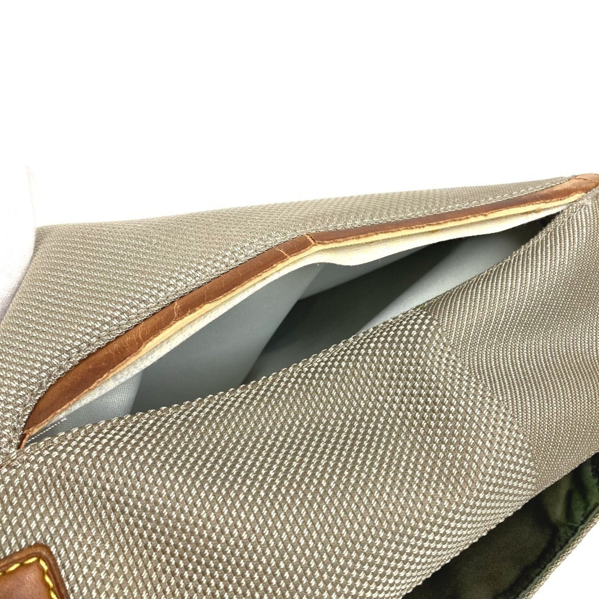 Louis Vuitton Galle Khaki Sable Damier Geant Shoulder Bag (Pre-Owned)