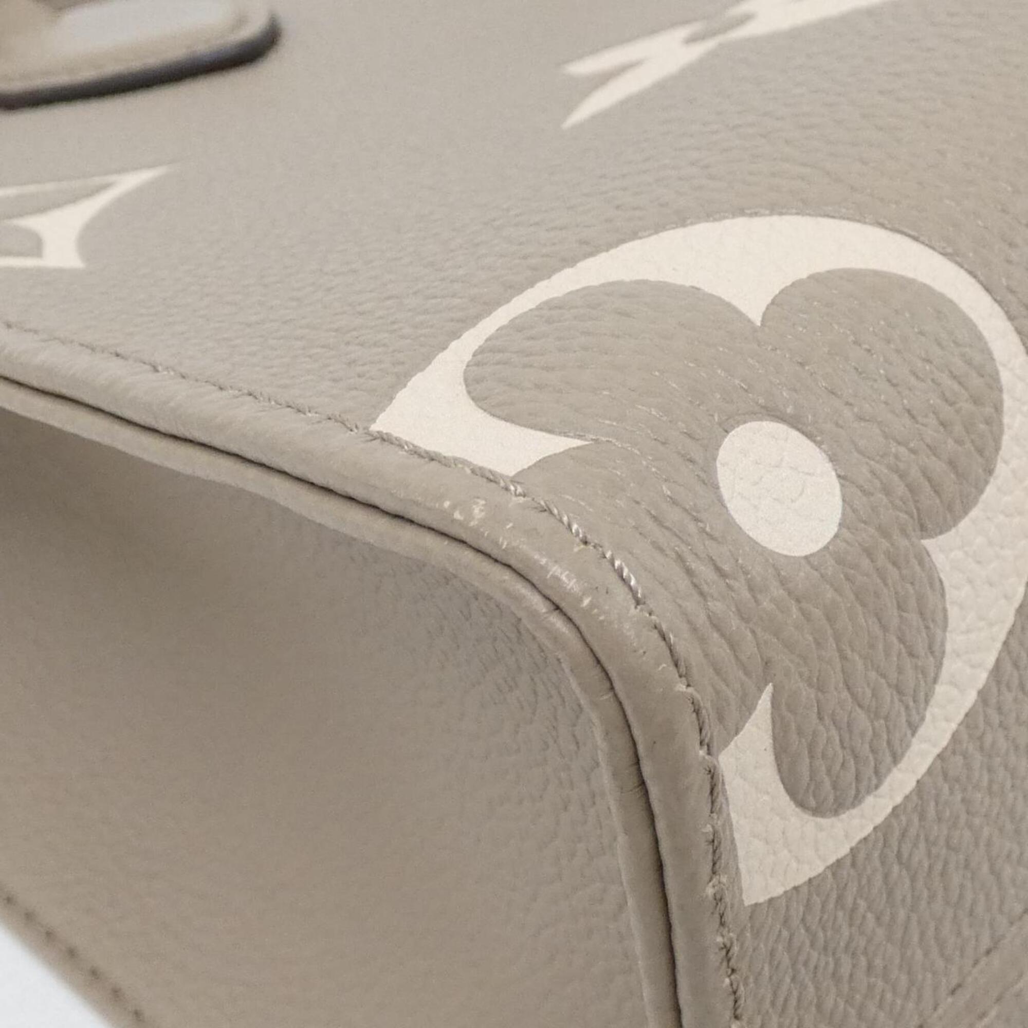 Louis Vuitton Cream Tourterelle Leather Handbag (Pre-Owned)