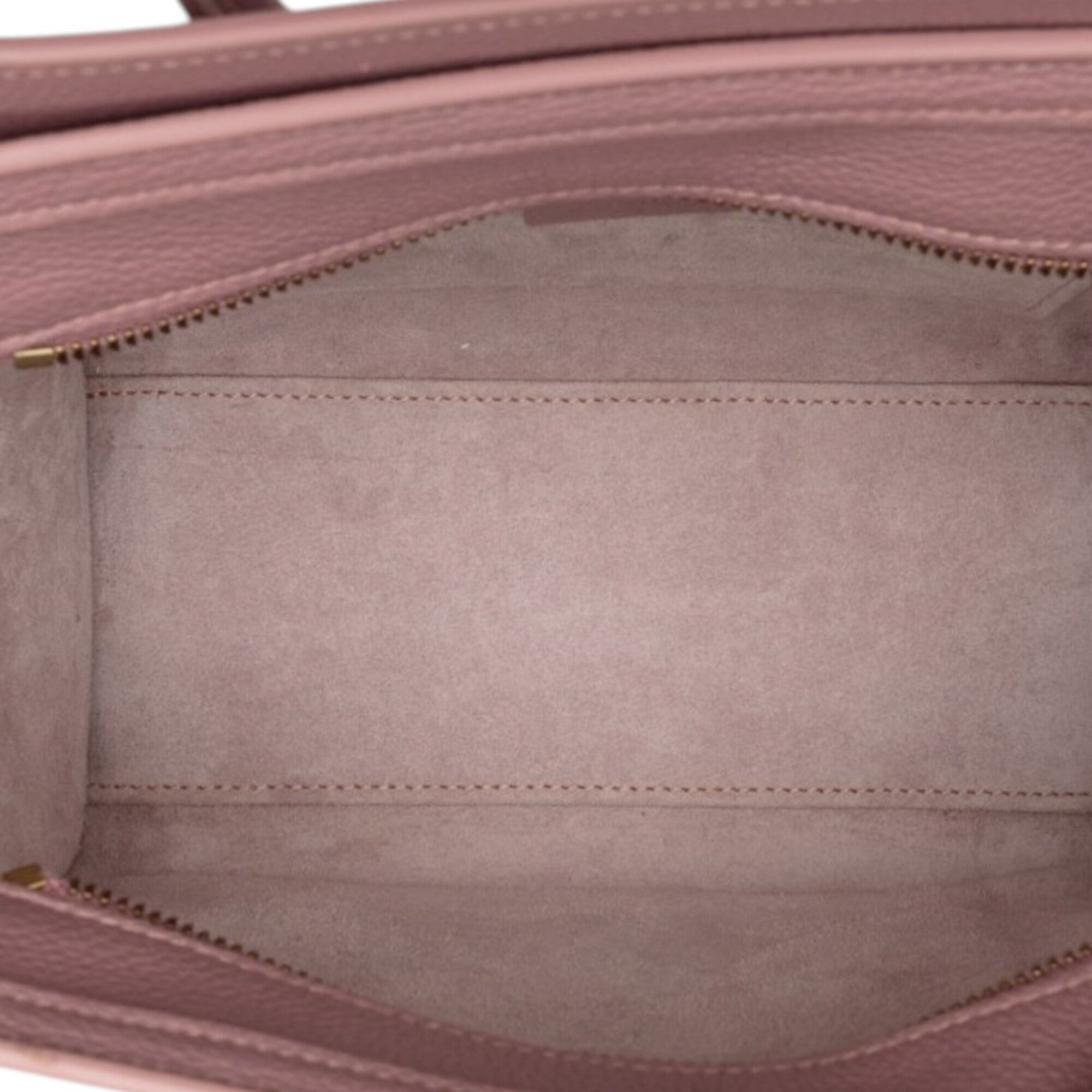Celine Pink Leather Handbag Shoulder Bag (Pre-Owned)