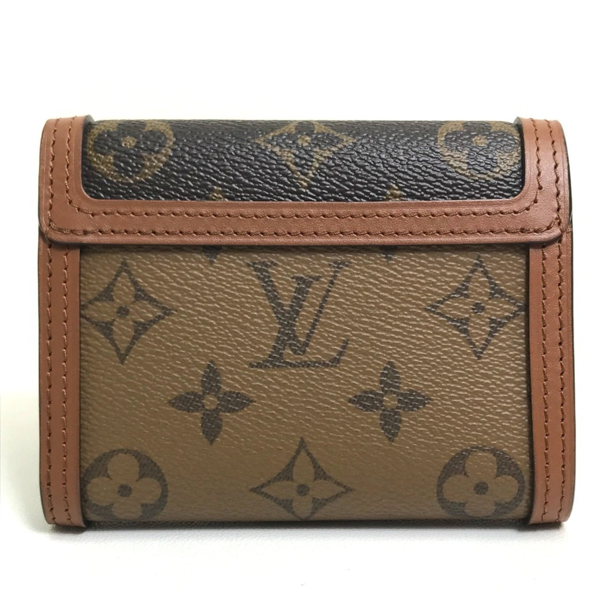 Louis Vuitton Monogram Reverse Brown Monogram Monogram Reverse Monogram Reverse Monogram Wallet (Tri-Fold) (Pre-Owned)