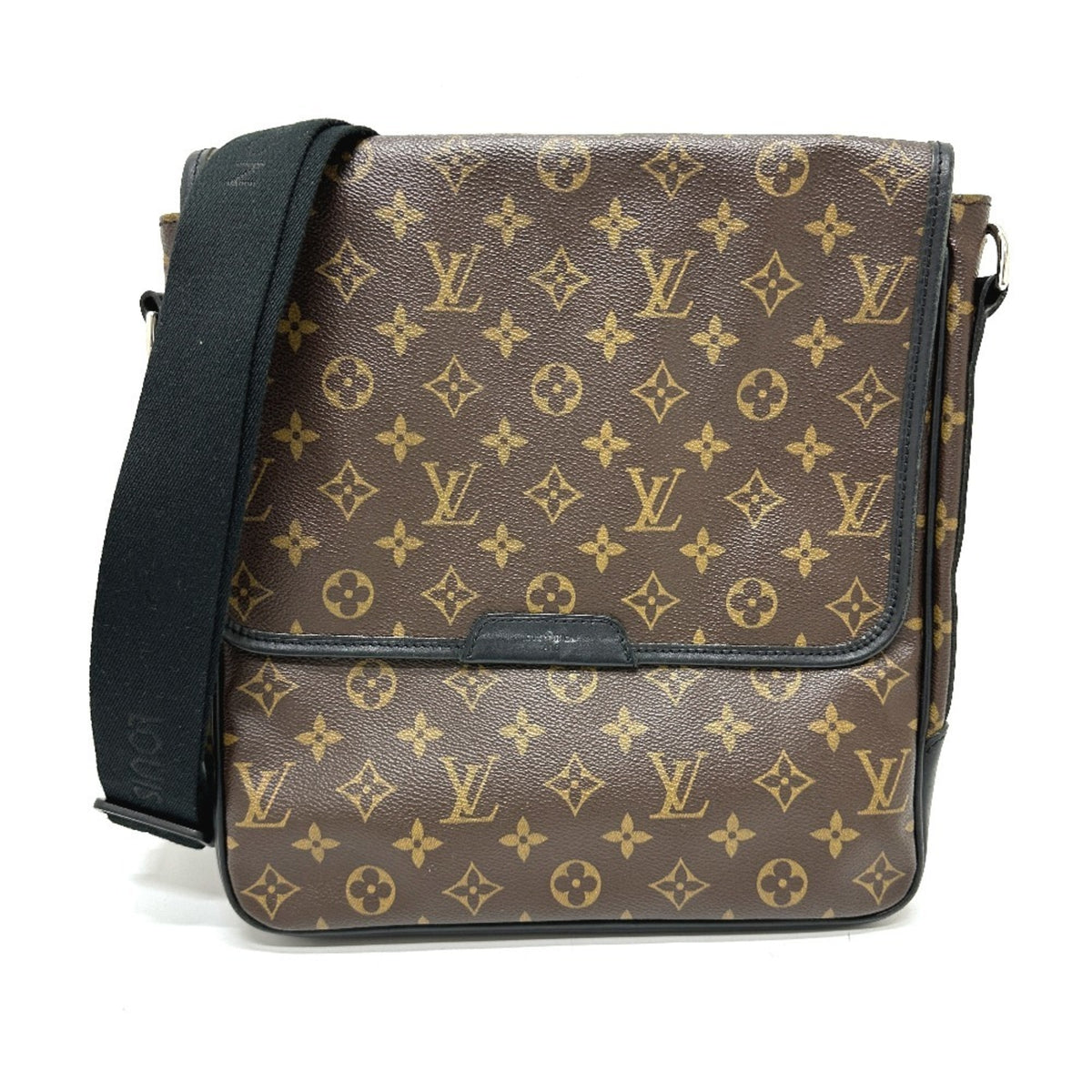 Louis Vuitton Monogram Macassar Black Brown Shoulder Bag (Pre-Owned)