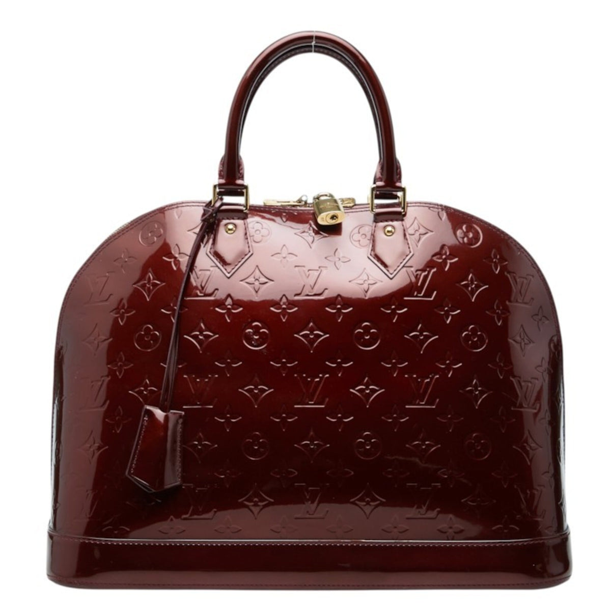 Louis Vuitton Amarante Leather Handbag (Pre-Owned)