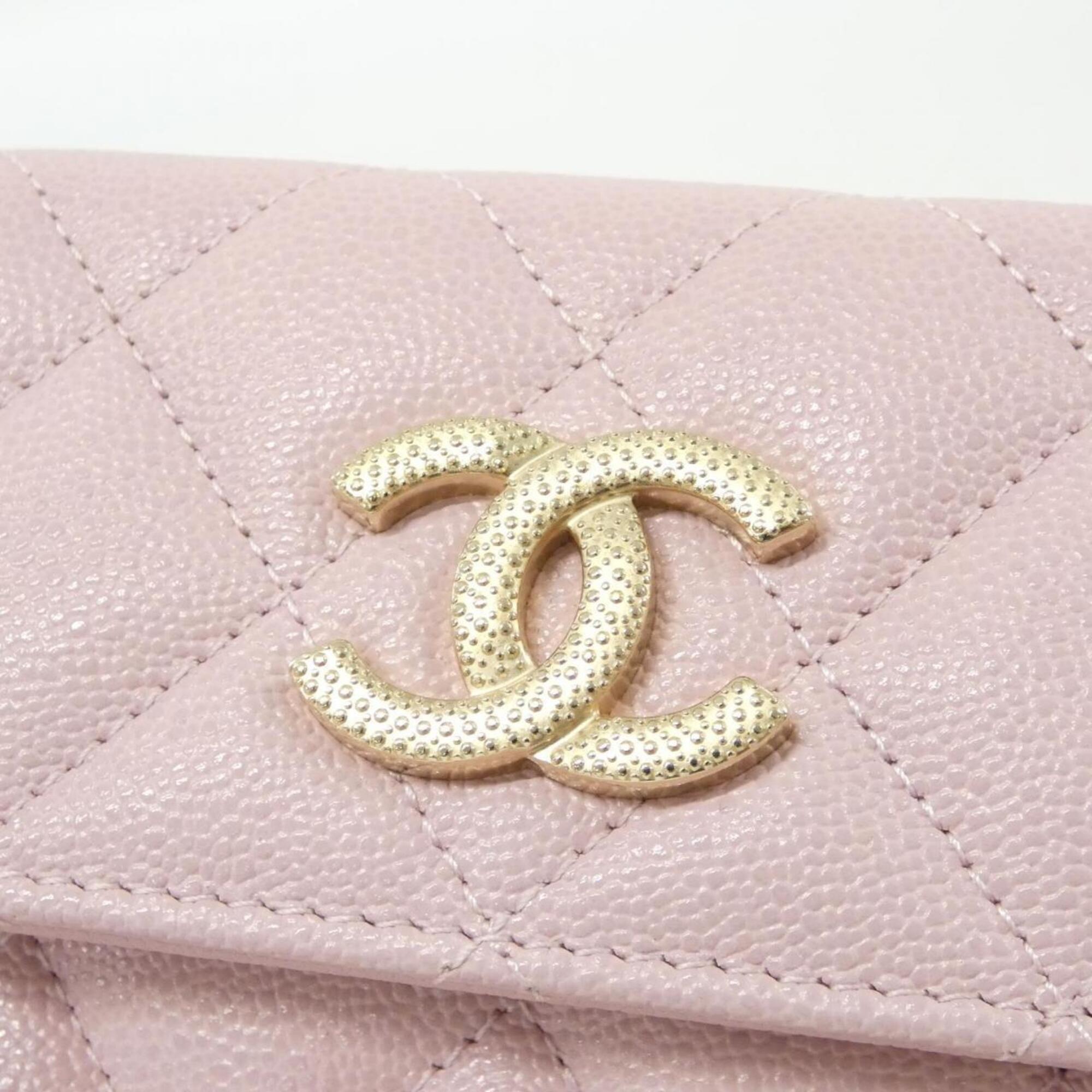 Chanel Pink Grained Calfskin (Pre-Owned)