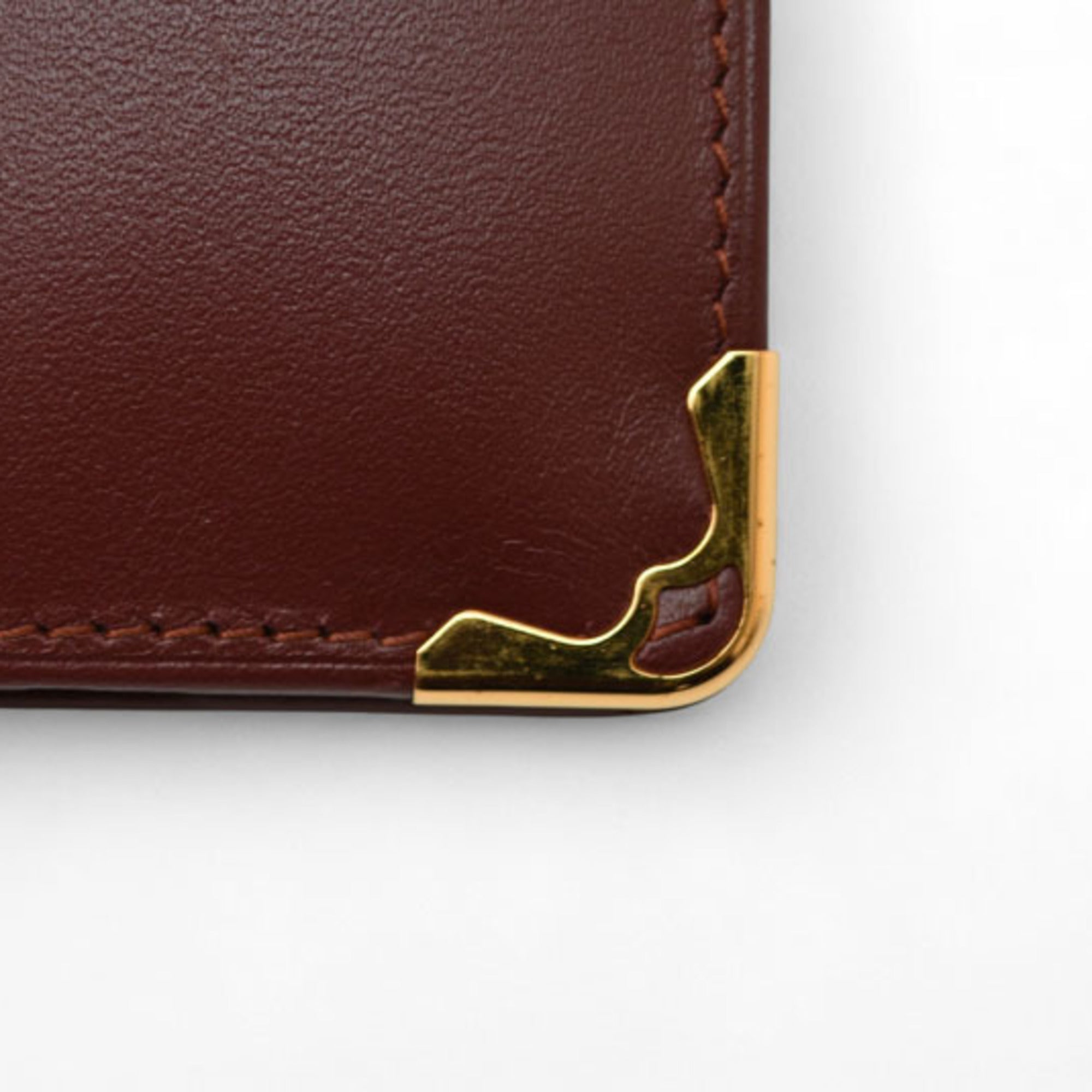 Cartier Must Bordeaux Wallet (Bi-Fold) (Pre-Owned)