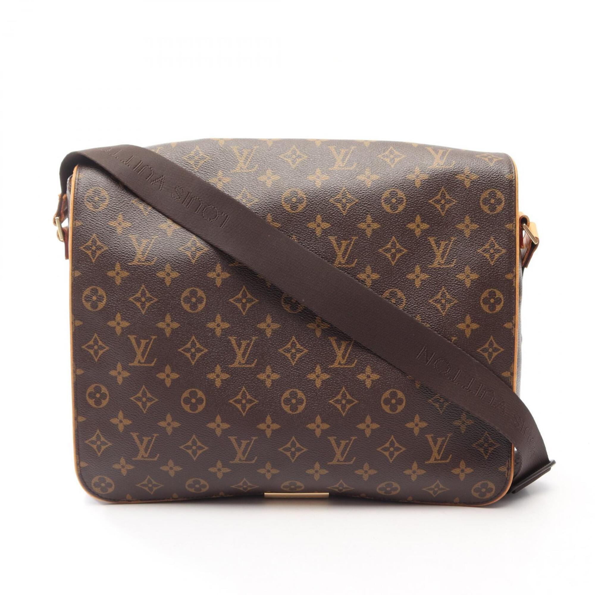 Louis Vuitton Brown Monogram Coated Canvas Leather Handbag Shoulder Bag (Pre-Owned)