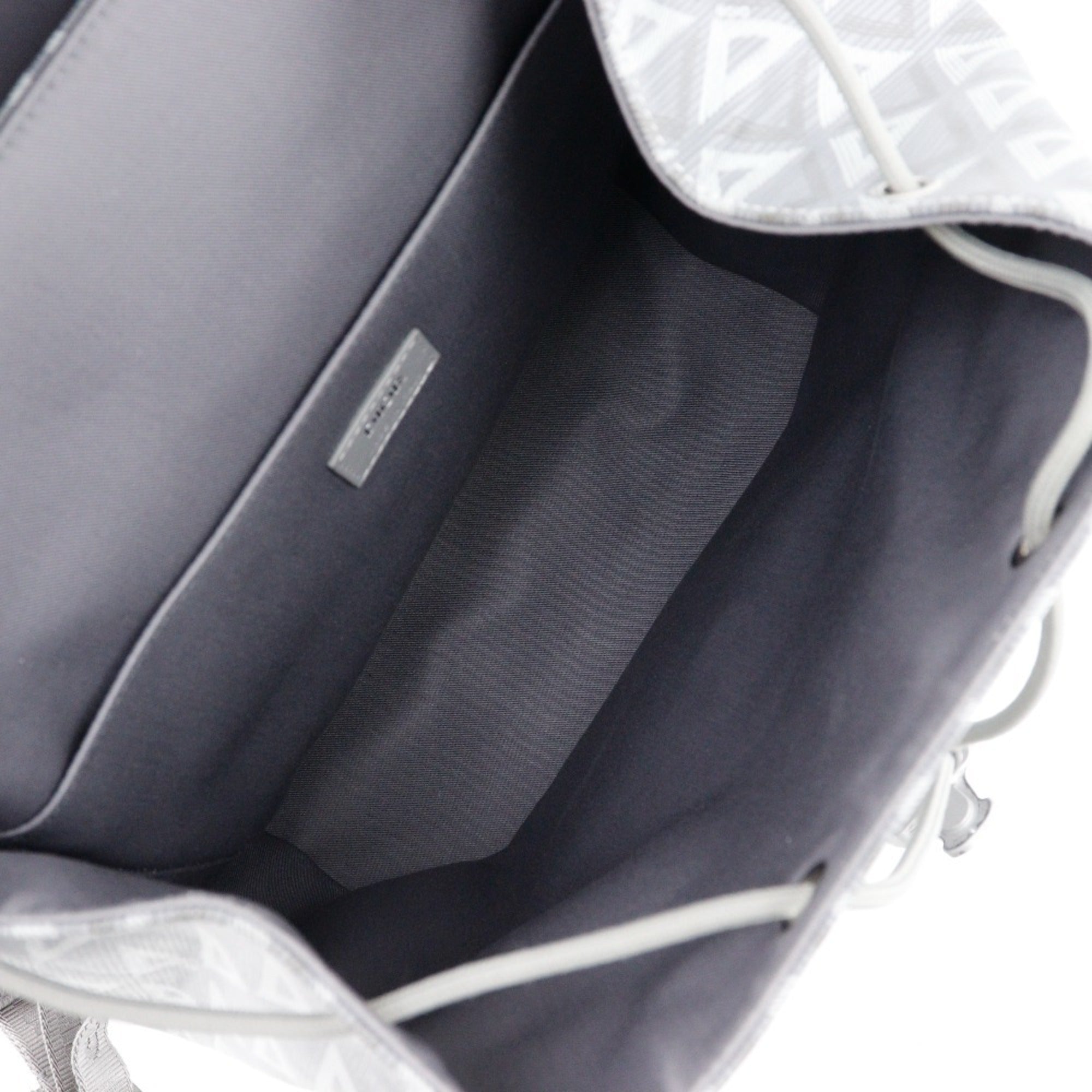Christian Dior Gray Pvc Backpack (Pre-Owned)