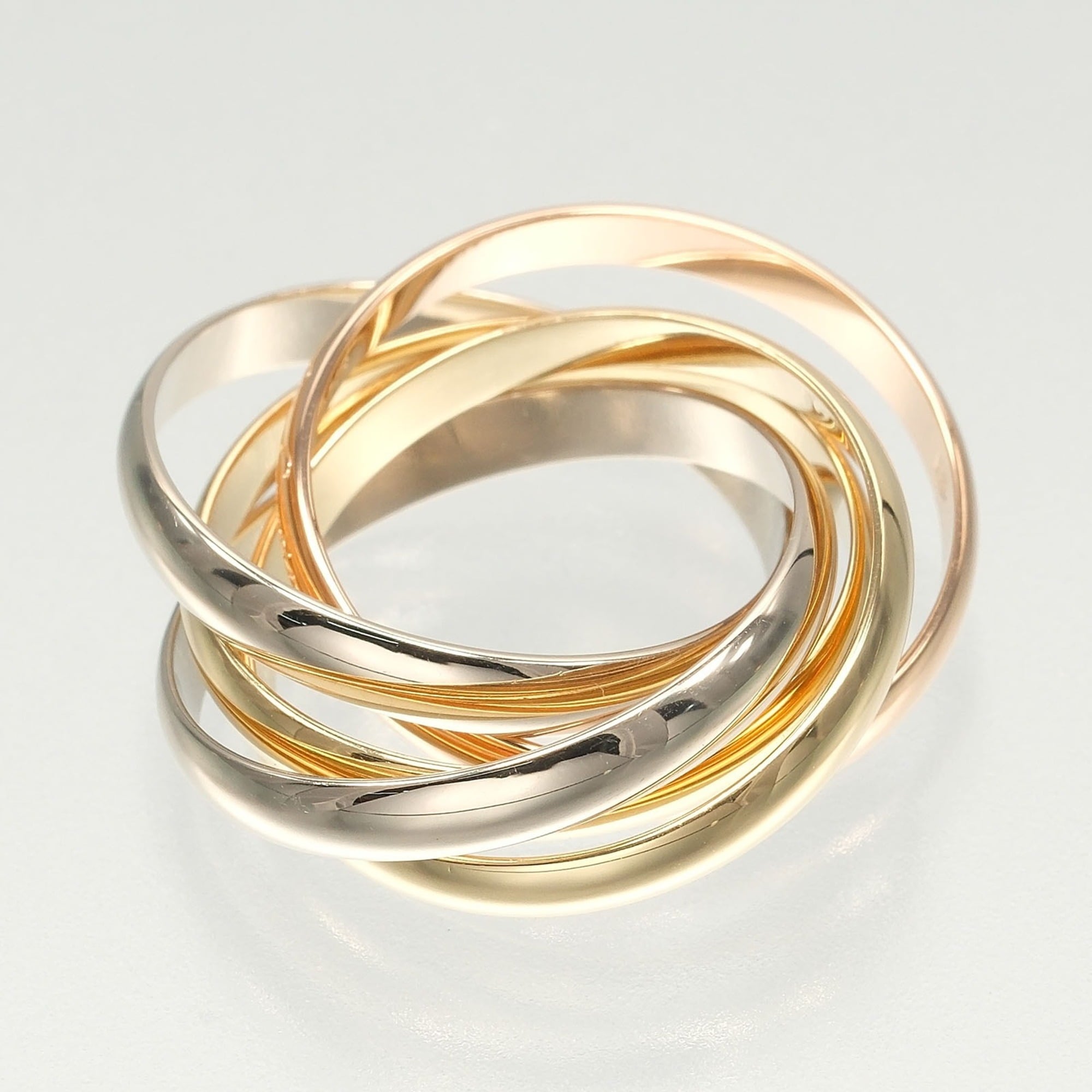 Cartier Yellow Gold (18K) Pink Gold (18K) White Gold (18K) Band Ring (Pre-Owned)