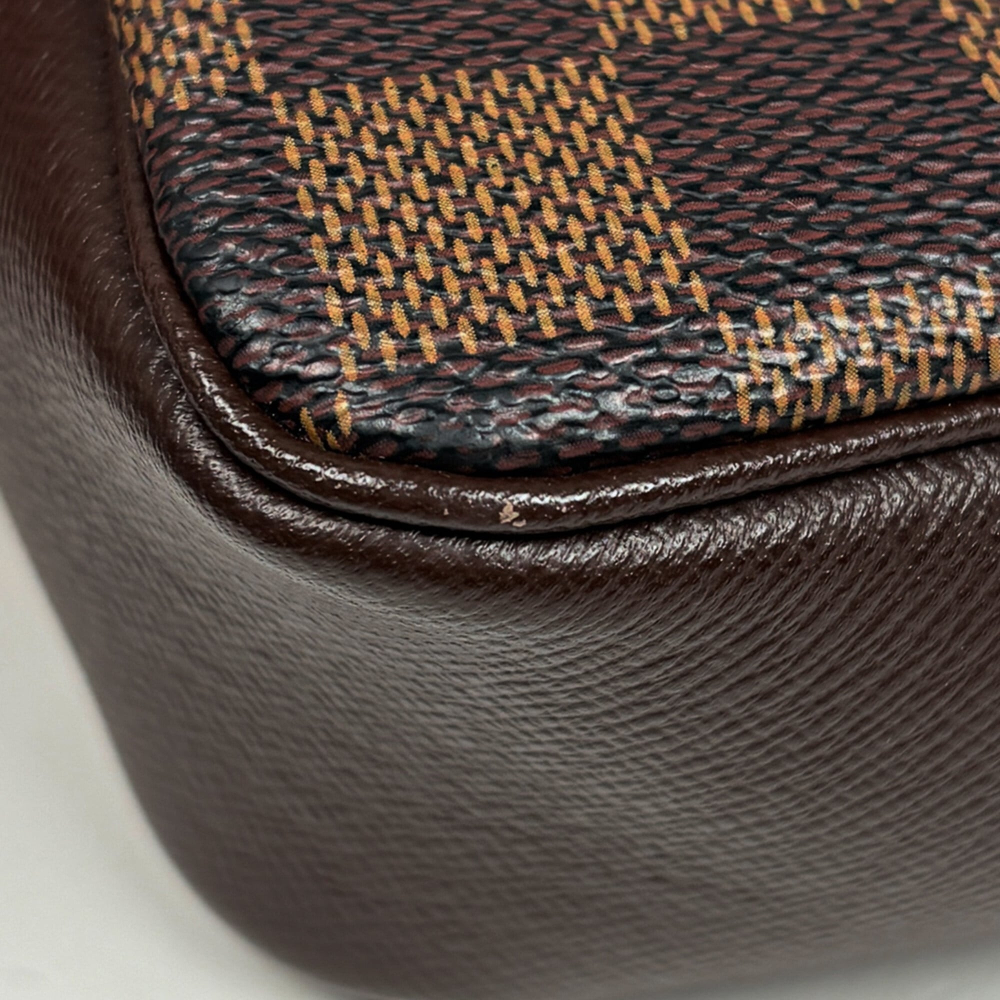 Louis Vuitton Damier Brown Damier Canvas Pouch (Pre-Owned)